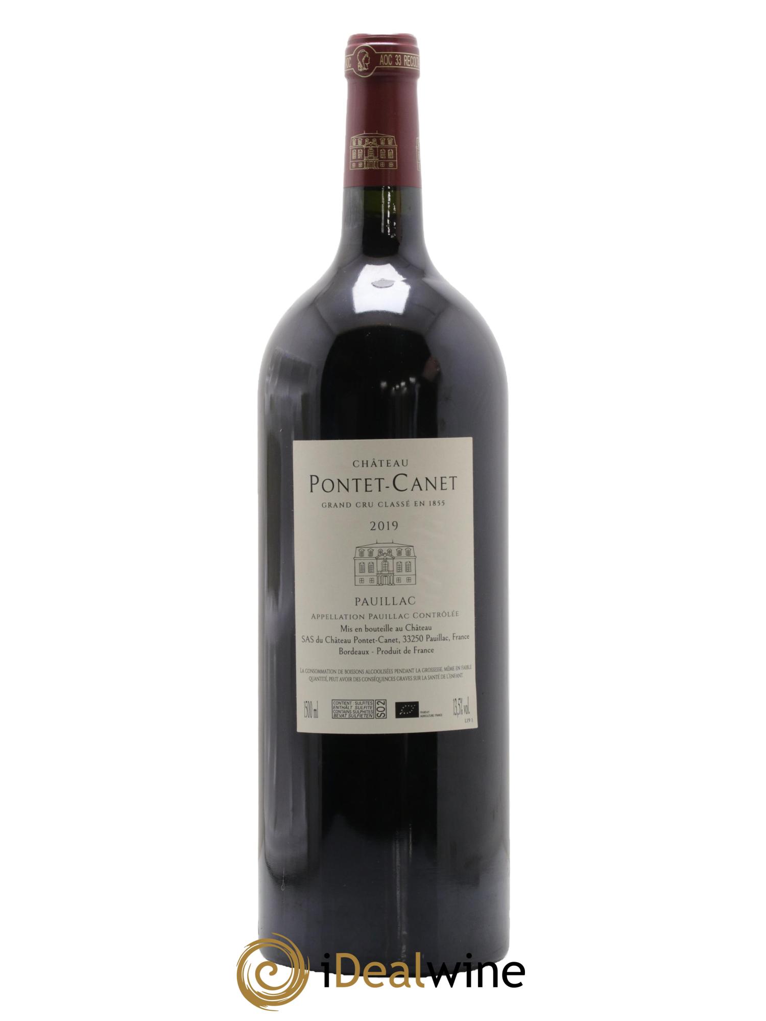 Château Pontet Canet 5ème Grand Cru Classé 2019 - Lot de 1 magnum - 1