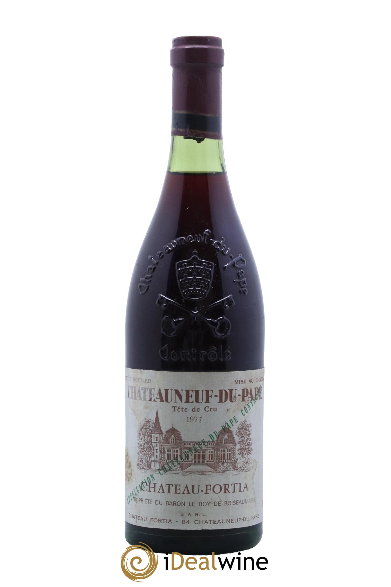 Châteauneuf-du-Pape Tete de Cru Chateau Fortia 1977 - Lot de 1 bouteille - 0