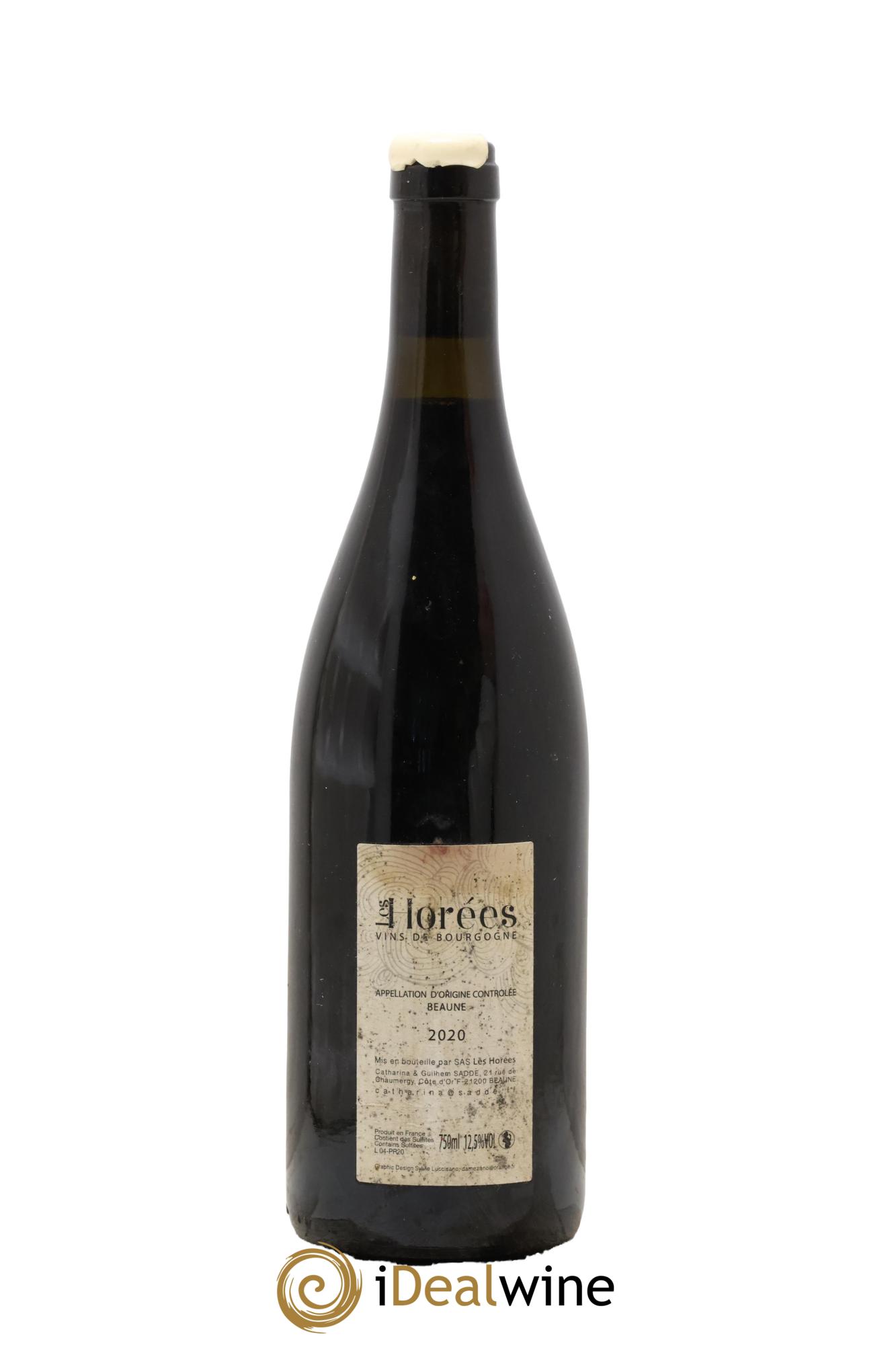 Beaune Les Prévolles Les Horées 2020 - Lot de 1 bouteille - 1