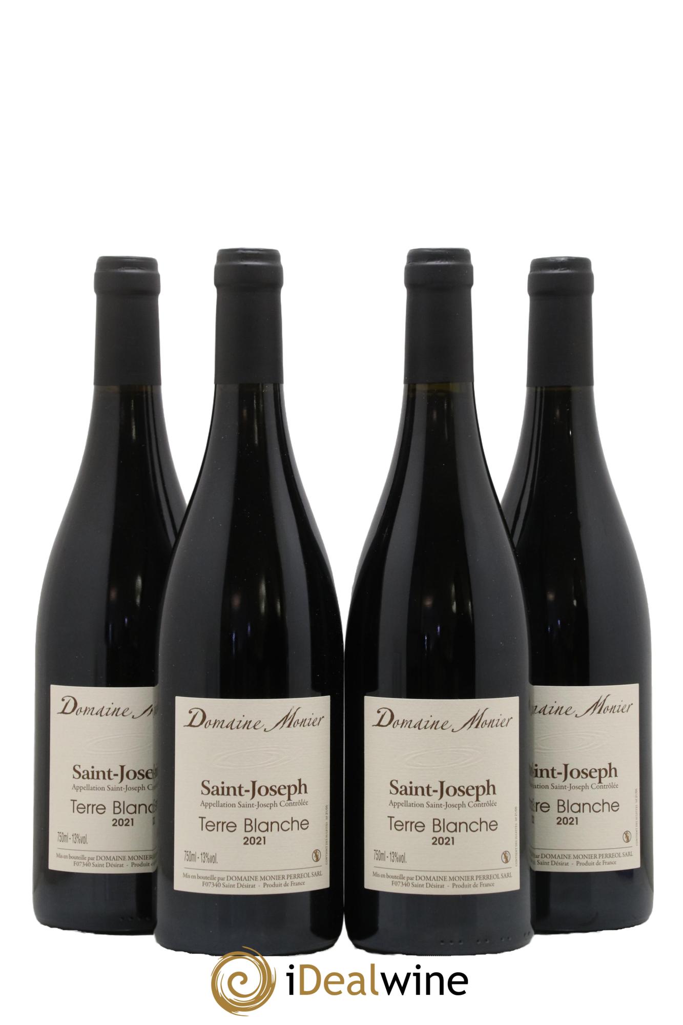 Saint-Joseph Terre Blanche Monier Perréol 2021 - Lotto di 4 bottiglie - 0
