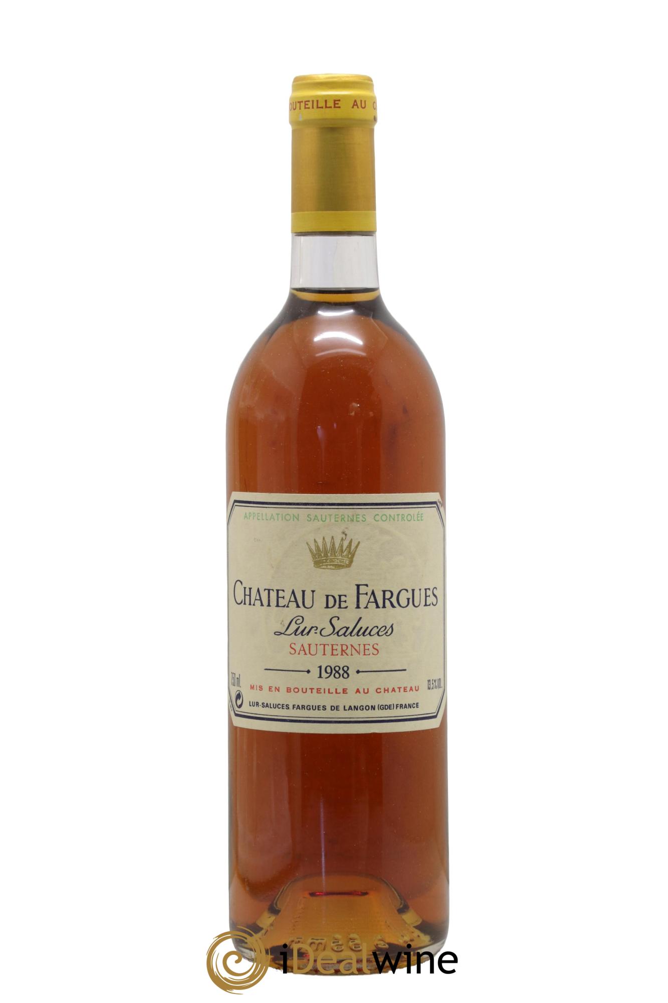 Château de Fargues 1988 - Lotto di 1 bottiglia - 0