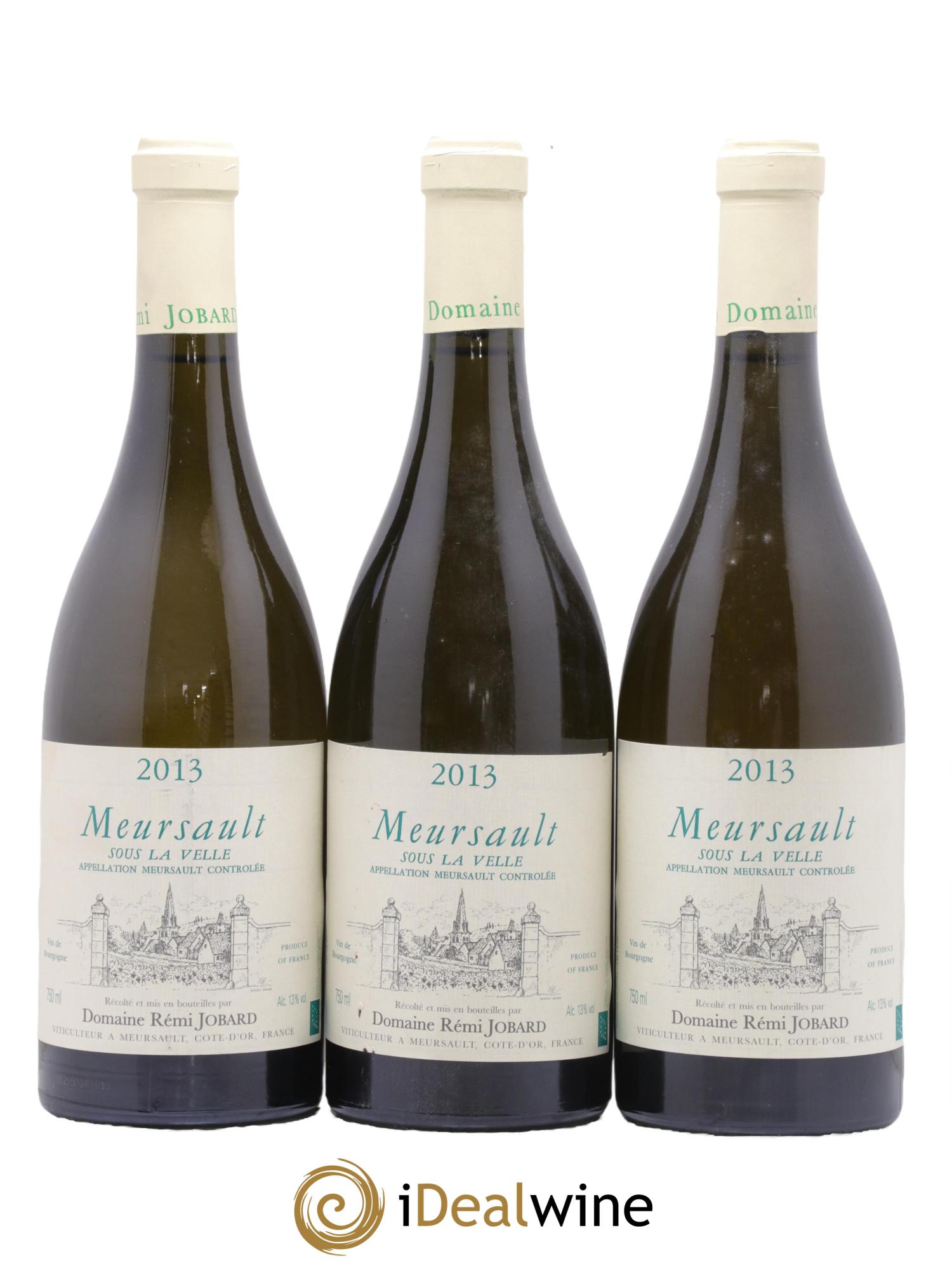 Meursault Sous la Velle Rémi Jobard (Domaine) 2013 - Lot de 3 bouteilles - 0