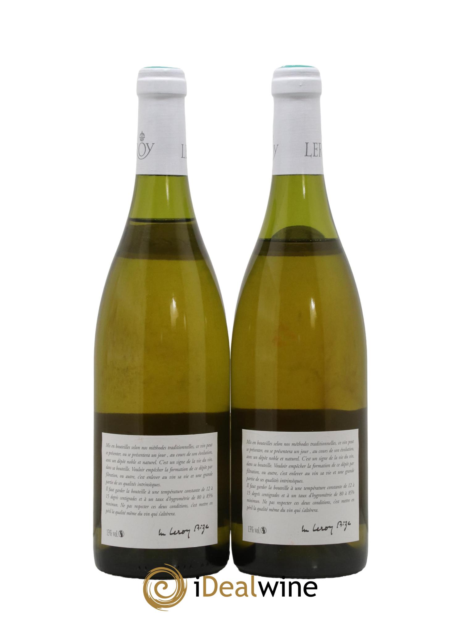 Meursault 1er Cru Perrières Leroy SA 2002 - Lot of 2 bottles - 1