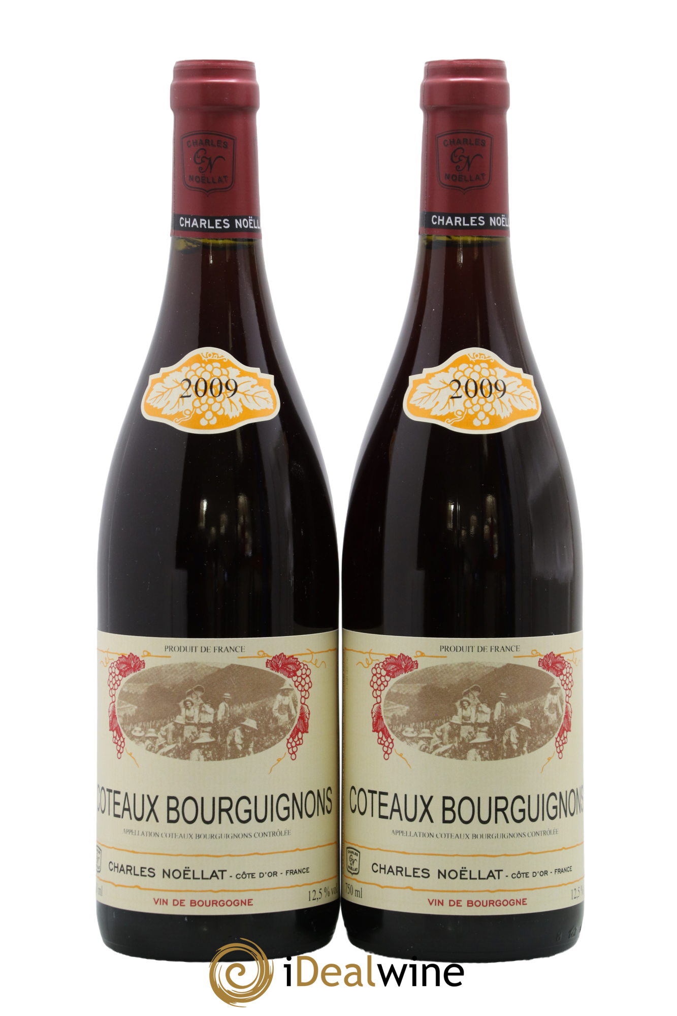 Coteaux Bourguignons Charles Noëllat 2009 - Lot de 2 bouteilles - 0