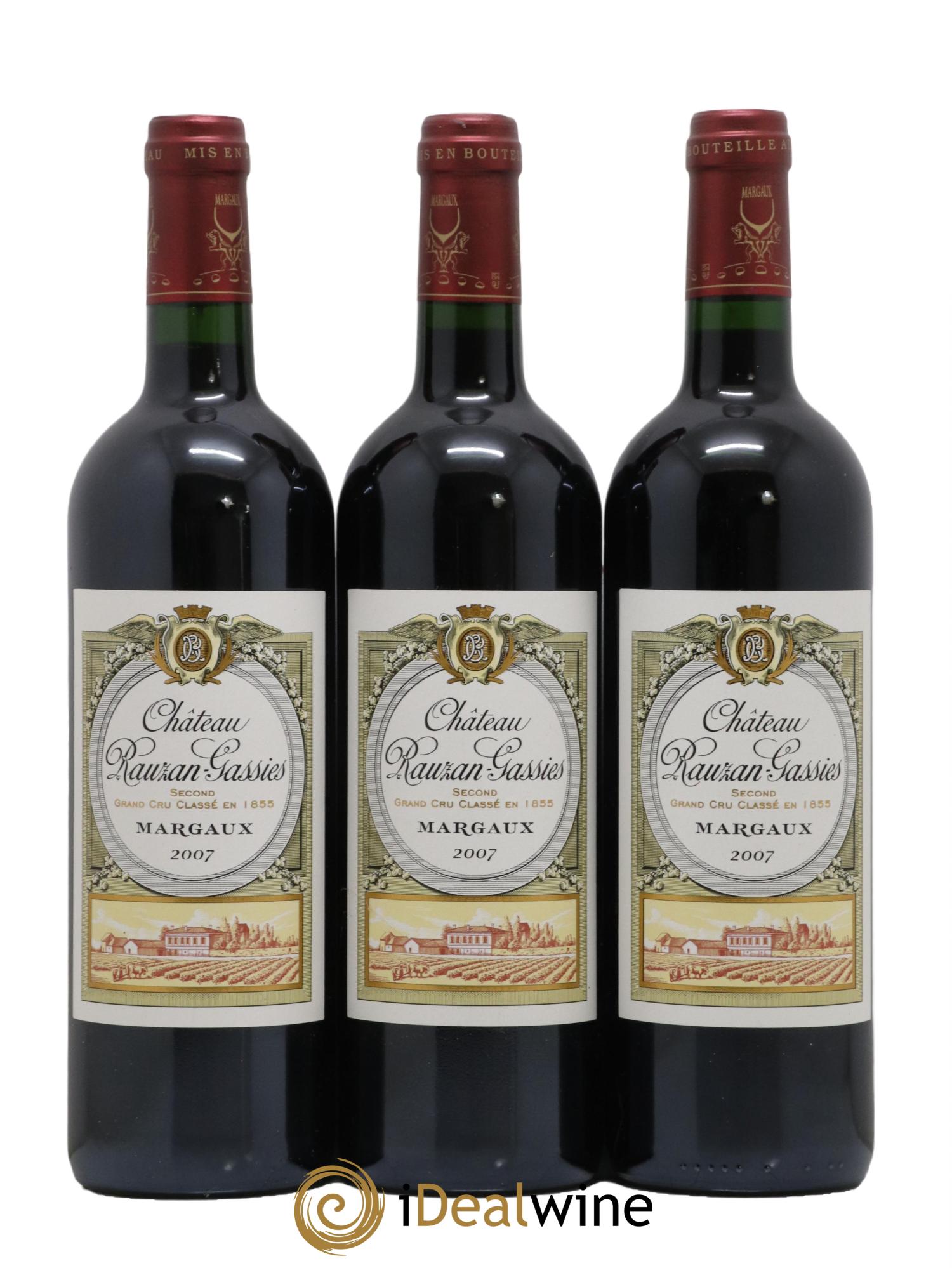 Château Rauzan-Gassies 2ème Grand Cru Classé 2007 - Lotto di 6 bottiglie - 1