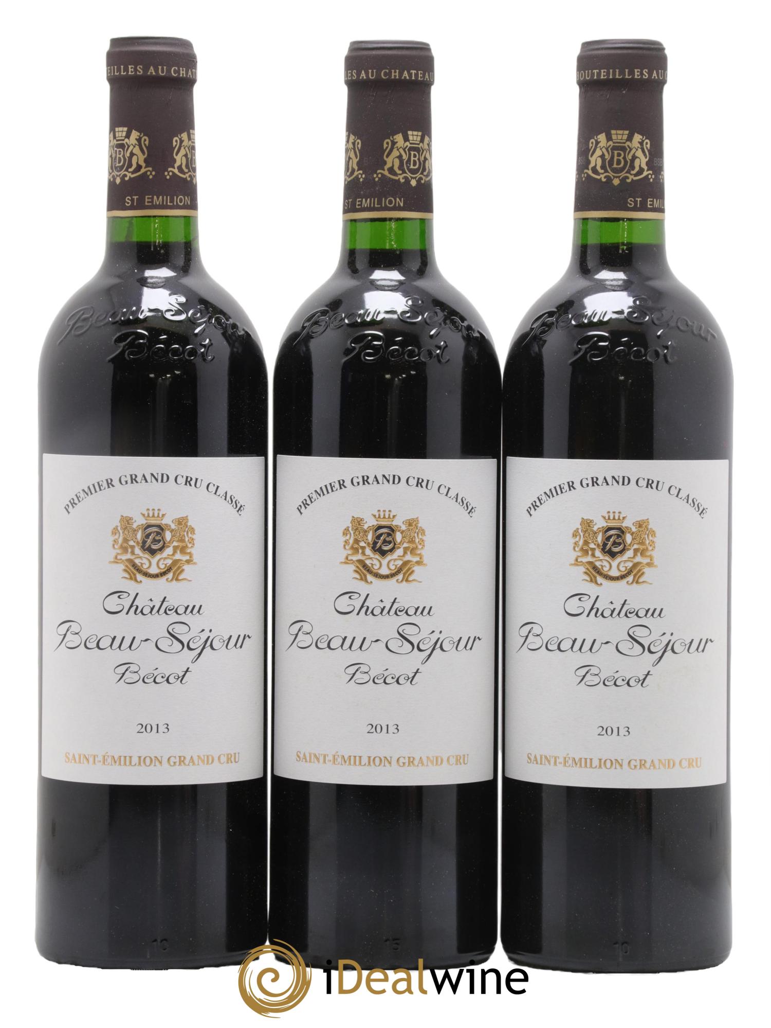 Château Beau-Séjour Bécot 1er Grand Cru Classé B 2013 - Lot de 12 bouteilles - 2