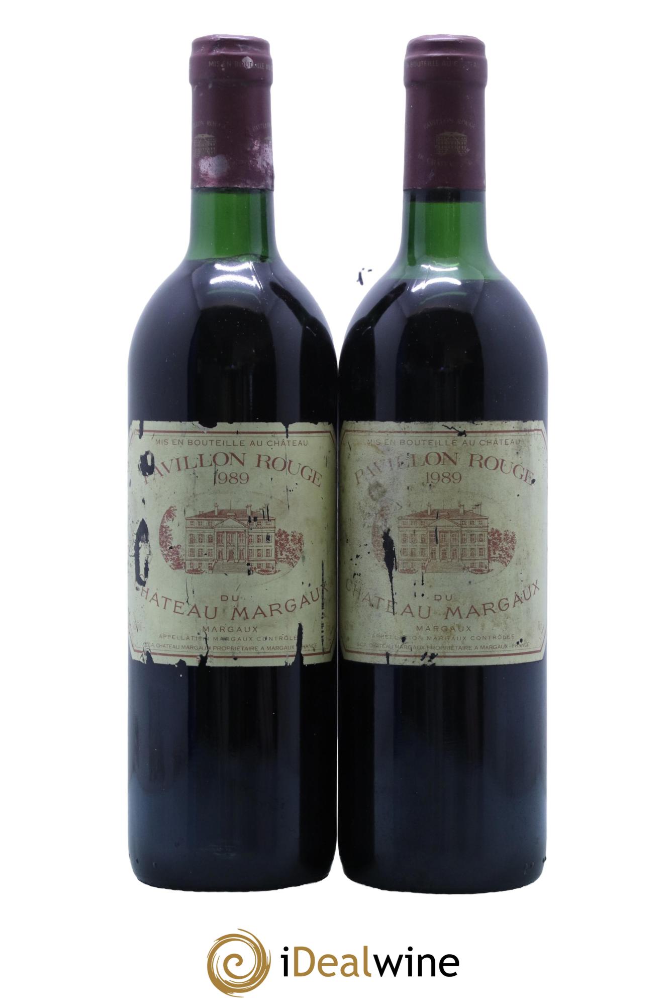Pavillon Rouge du Château Margaux Second Vin 1989 - Lot de 2 bouteilles - 0