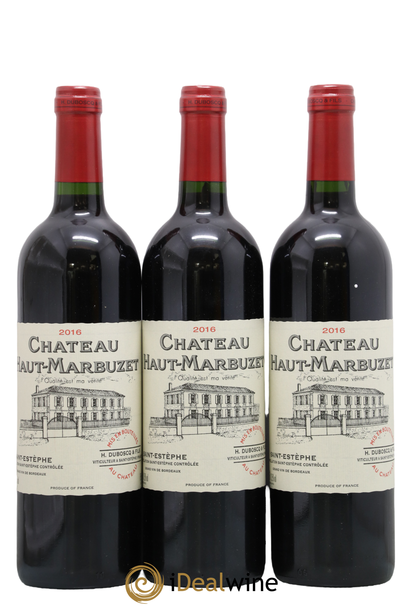 Château Haut Marbuzet 2016 - Lot de 3 bouteilles - 0