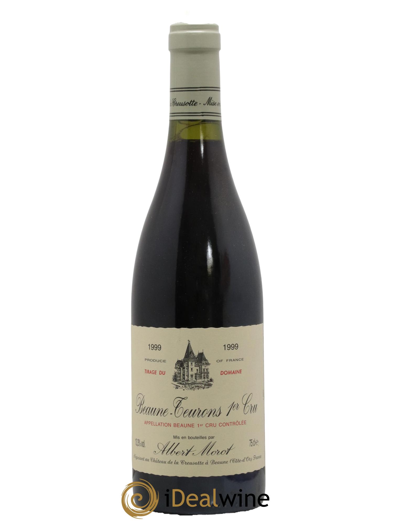Beaune 1er Cru Les Teurons Domaine Albert Morot 1999 - Lot de 1 bouteille - 0