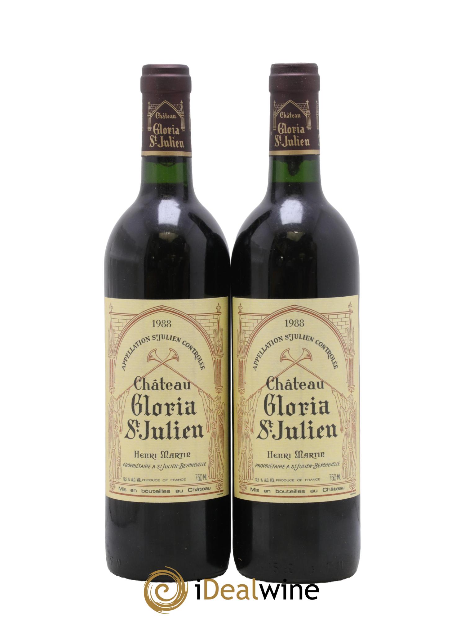 Château Gloria 1988 - Posten von 2 Flaschen - 0
