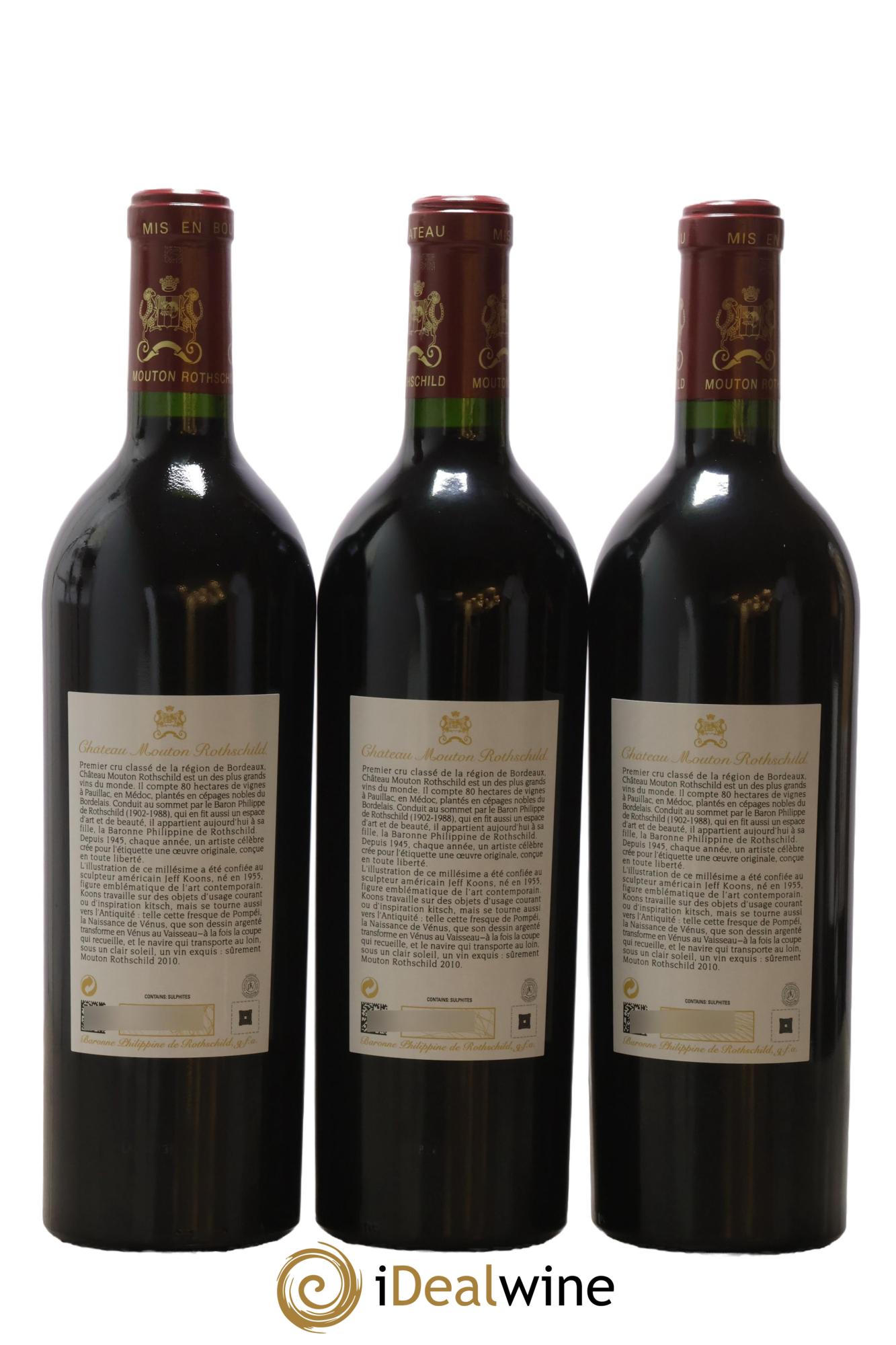 Château Mouton Rothschild 1er Grand Cru Classé 2010 - Lotto di 6 bottiglie - 4