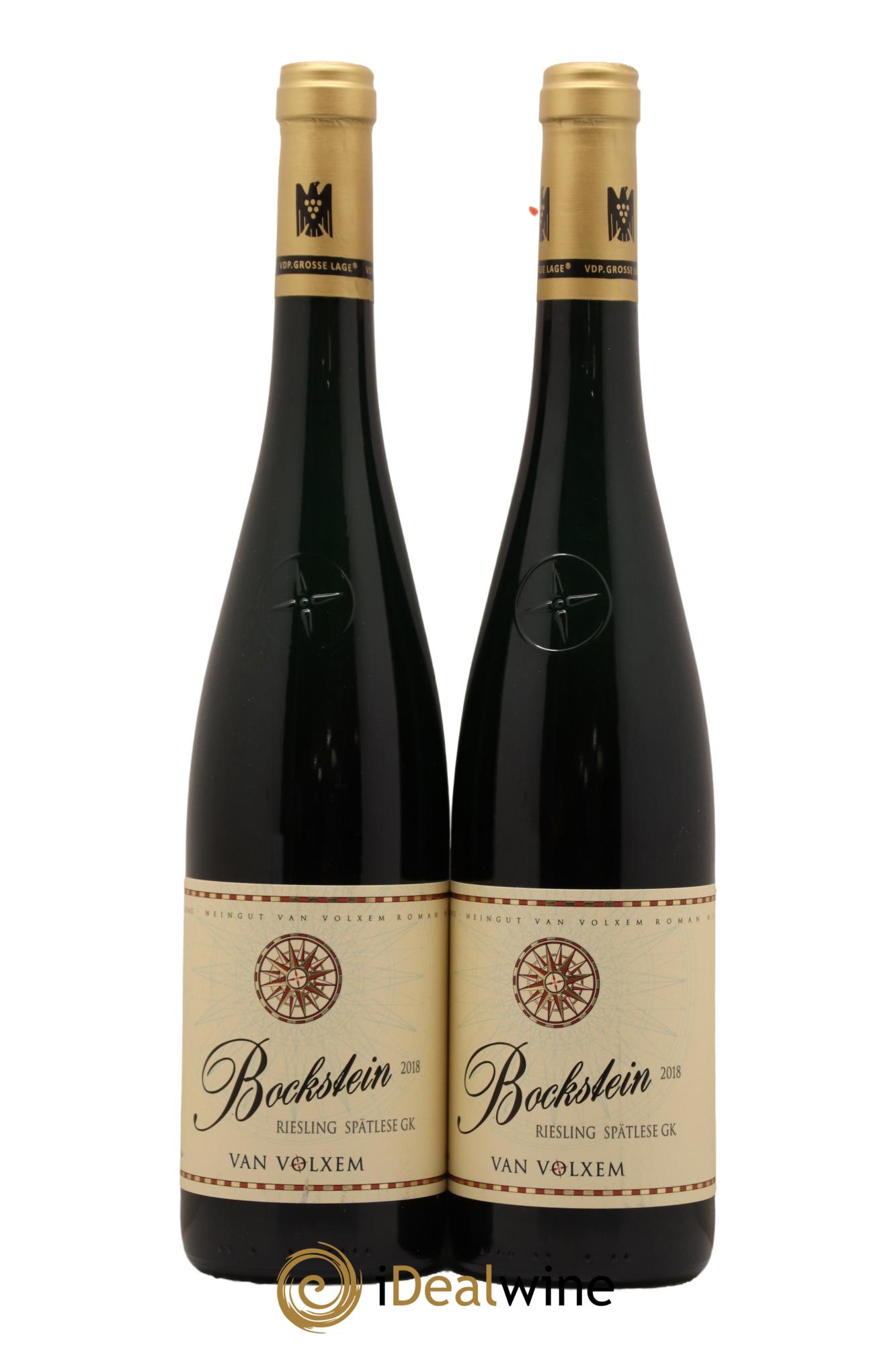 Allemagne Mosel-Saar Riesling Ockfen Bockstein Spatlese Goldkapsel Grosse Lage Weingut Van Volxem 2018 - Lot de 2 bouteilles - 0
