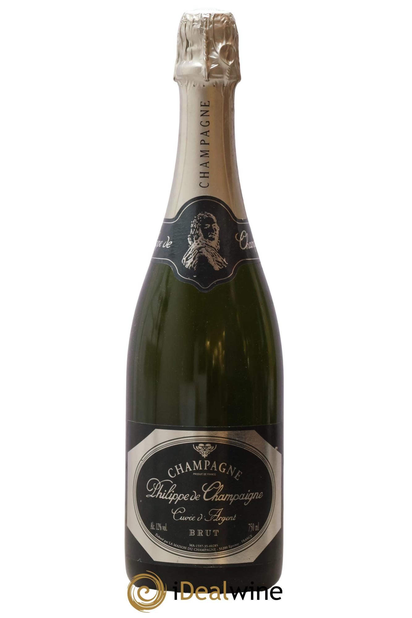 Champagne Brut Cuvée d'Argent Philippe de Champaigne - Lot de 1 bouteille - 0