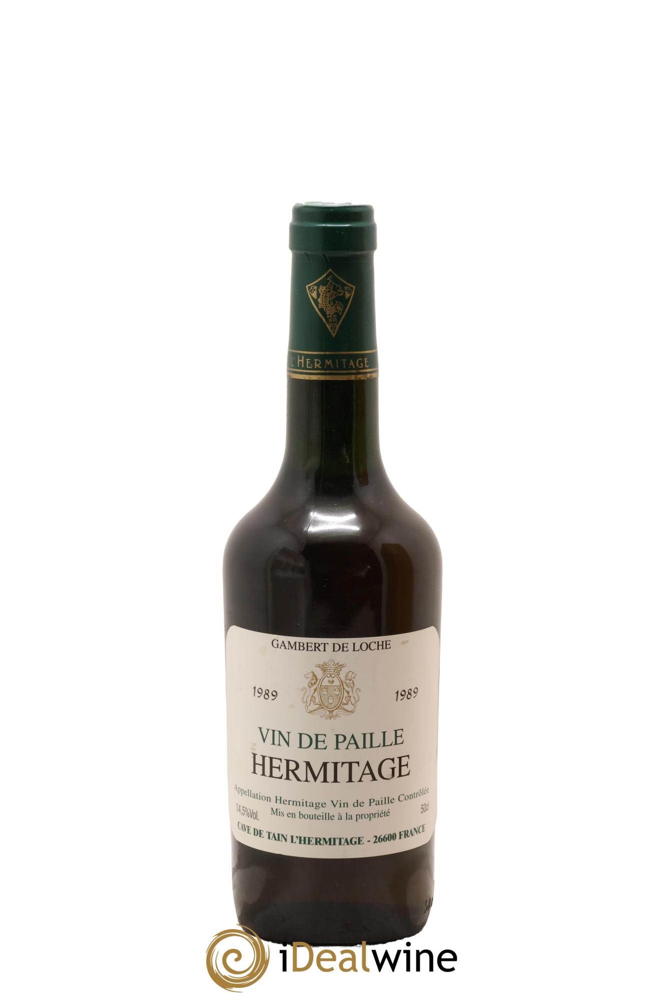 Hermitage Vin de Paille Gambert de Loche Cave de Tain 1989 - Lot de 1 format 50cl - 1