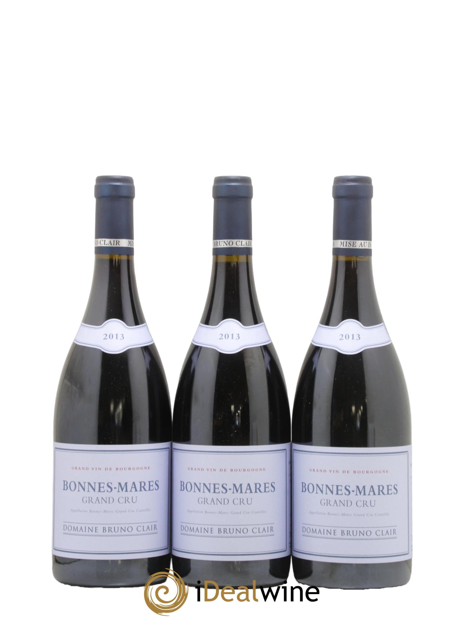 Bonnes-Mares Grand Cru Bruno Clair (Domaine) 2013 - Lot of 3 bottles - 0