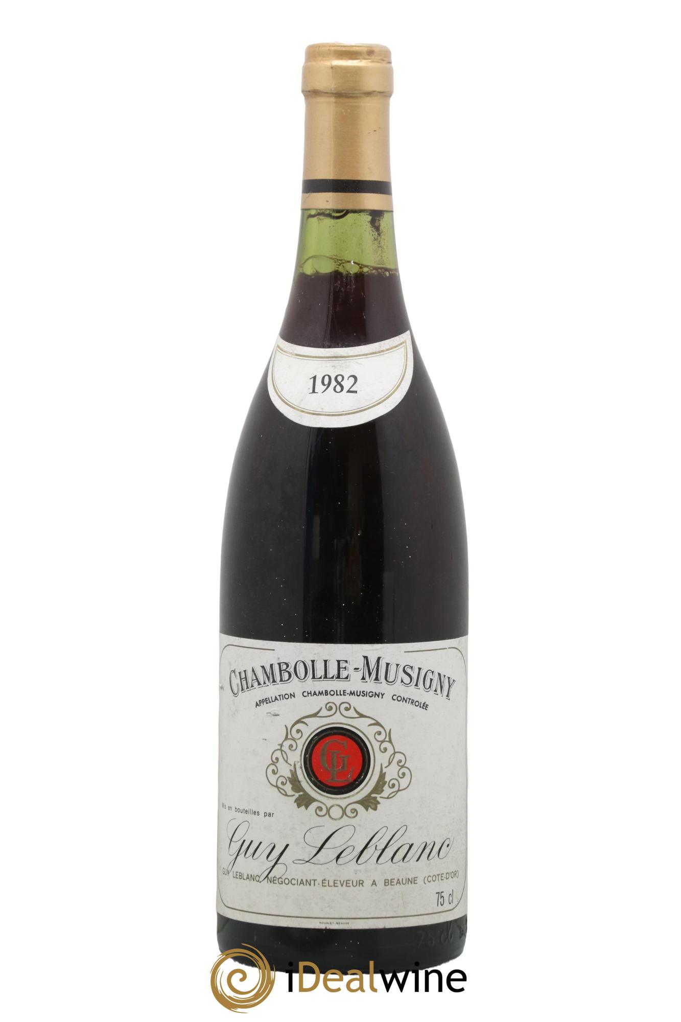 Chambolle-Musigny Domaine Guy Leblanc 1982 - Lot de 1 bouteille - 0
