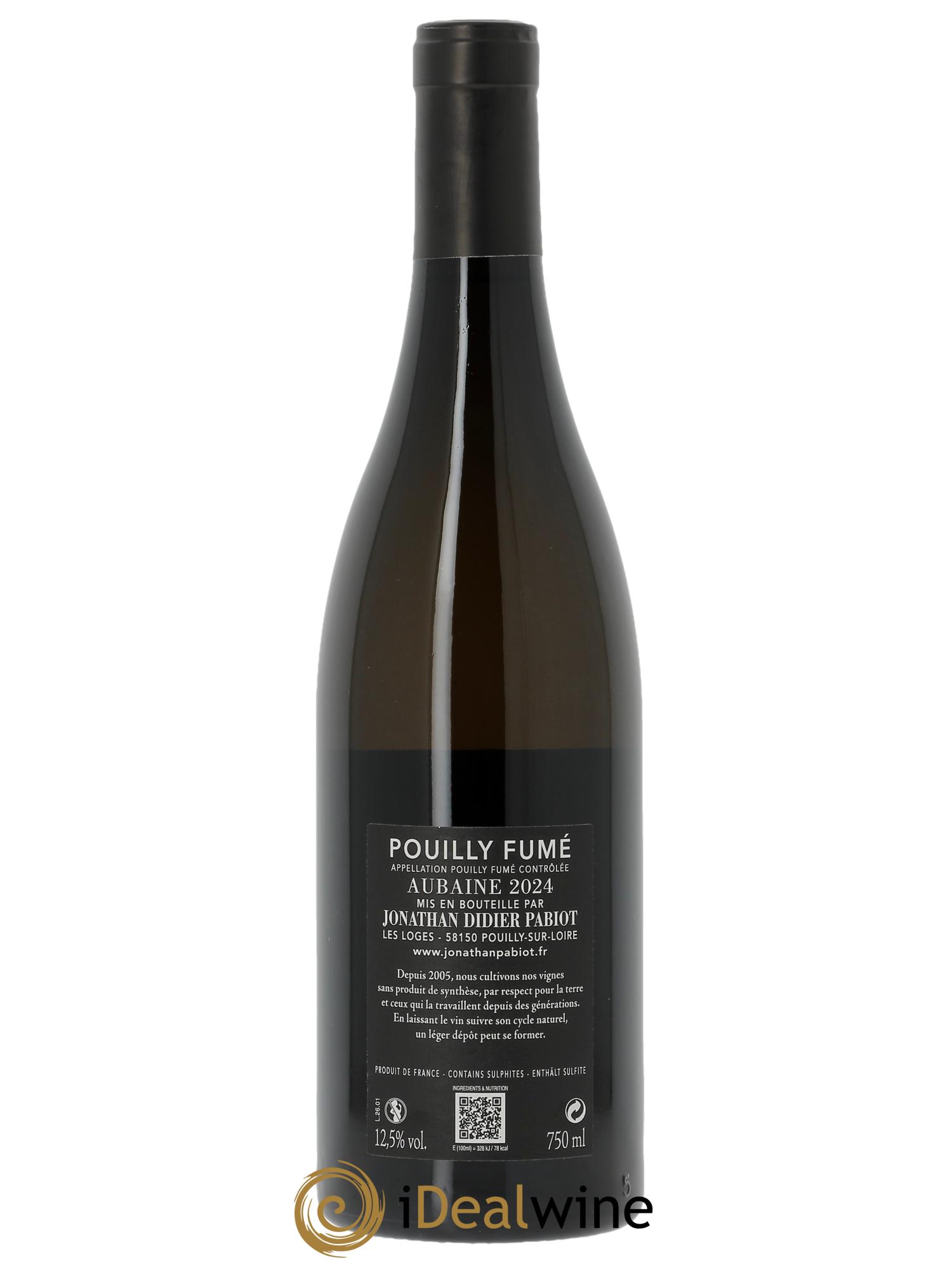 Pouilly-Fumé Aubaine Jonathan Didier Pabiot 2024 - Lot of 1 bottle - 1