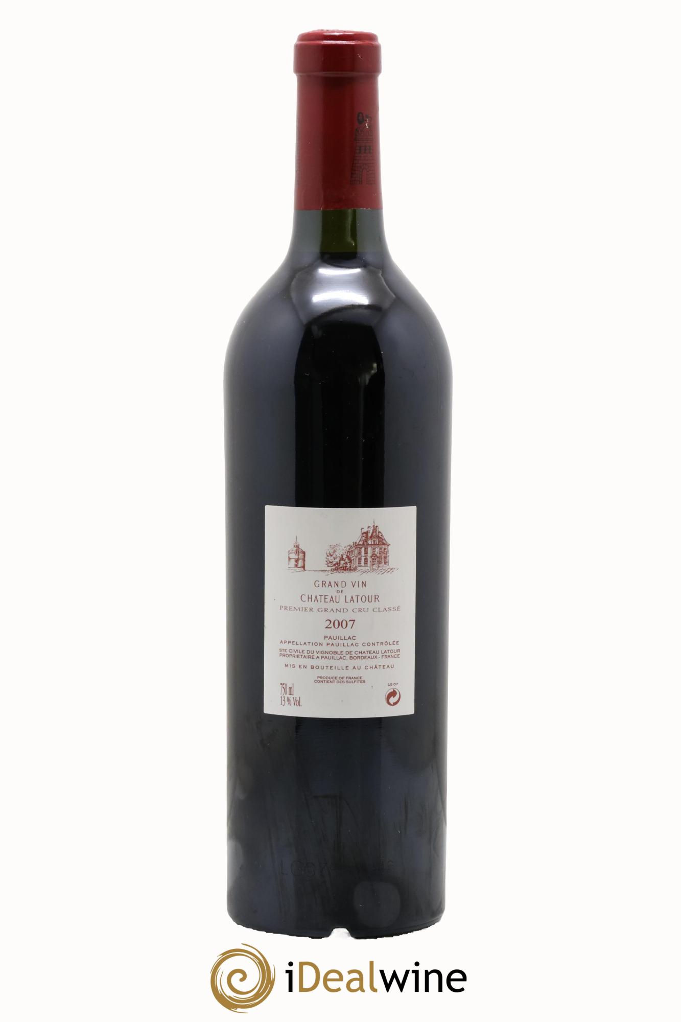 Château Latour 1er Grand Cru Classé 2007 - Lot of 1 bottle - 1