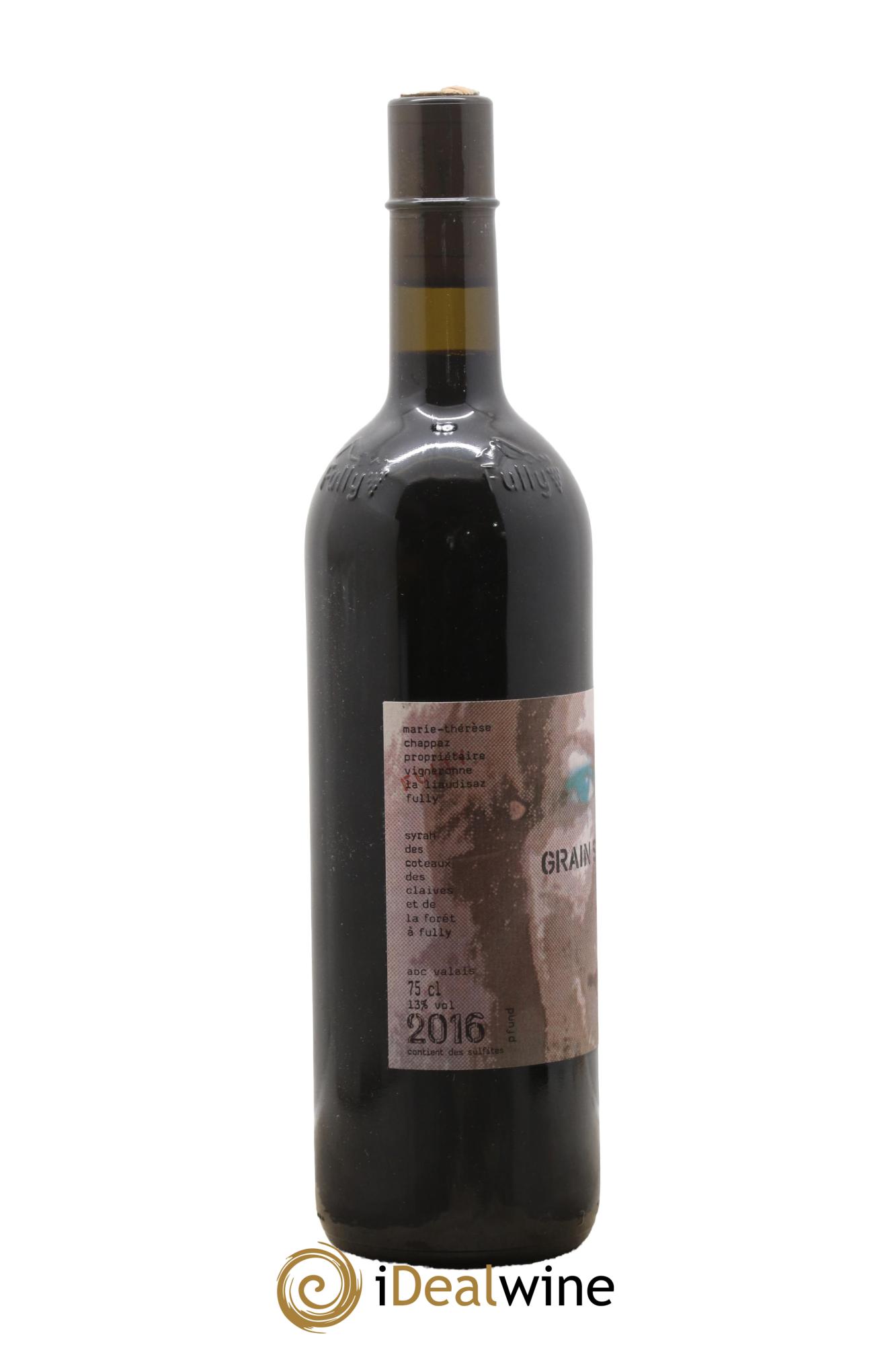 Valais Grain Syrah Marie-Thérèse Chappaz - Domaine Des Claives 2016 - Lotto di 1 bottiglia - 1