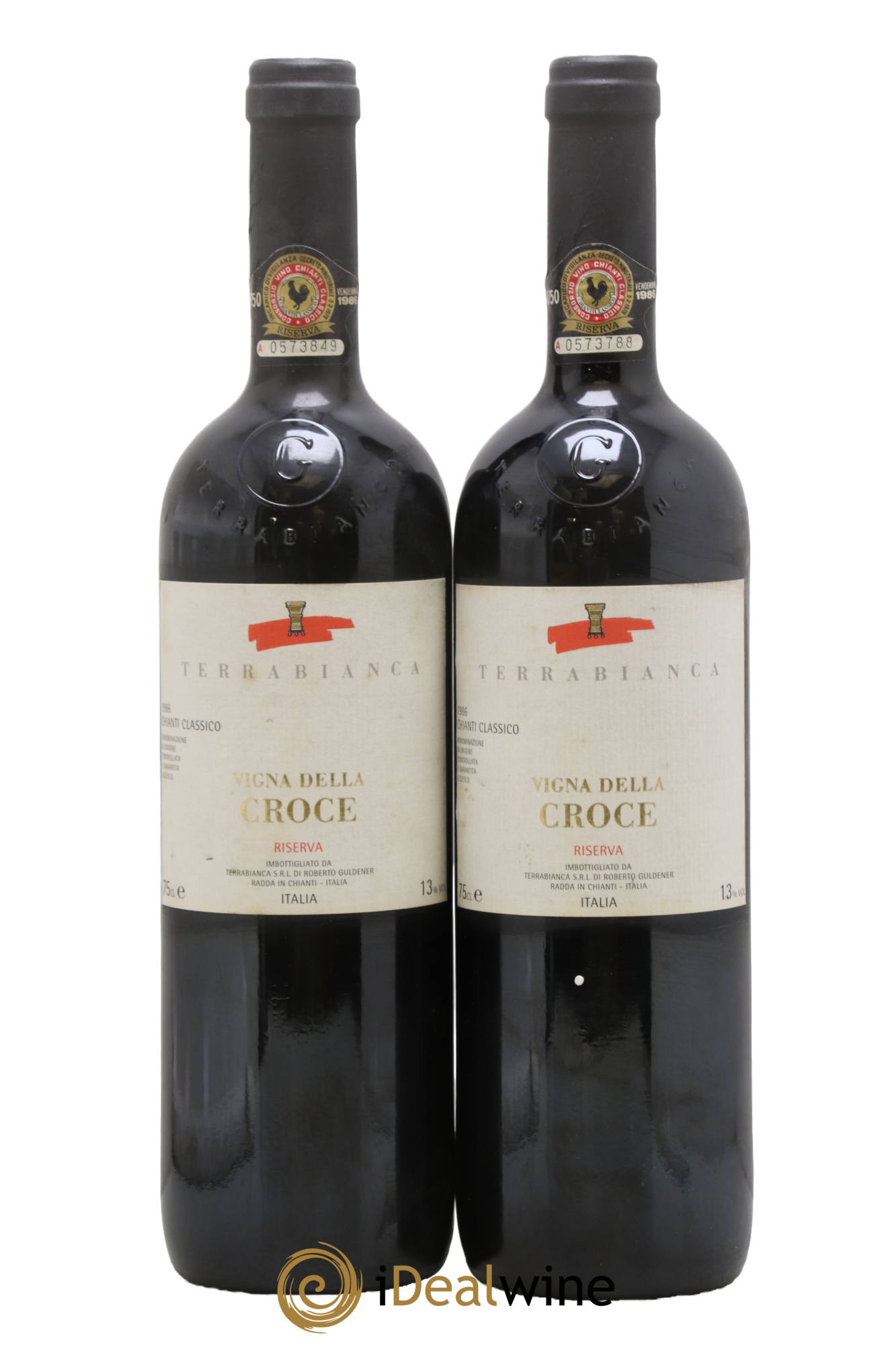 Chianti Classico DOCG Vigna della Croce Riserva Terrabianca 1986 - Lot de 2 bouteilles - 0