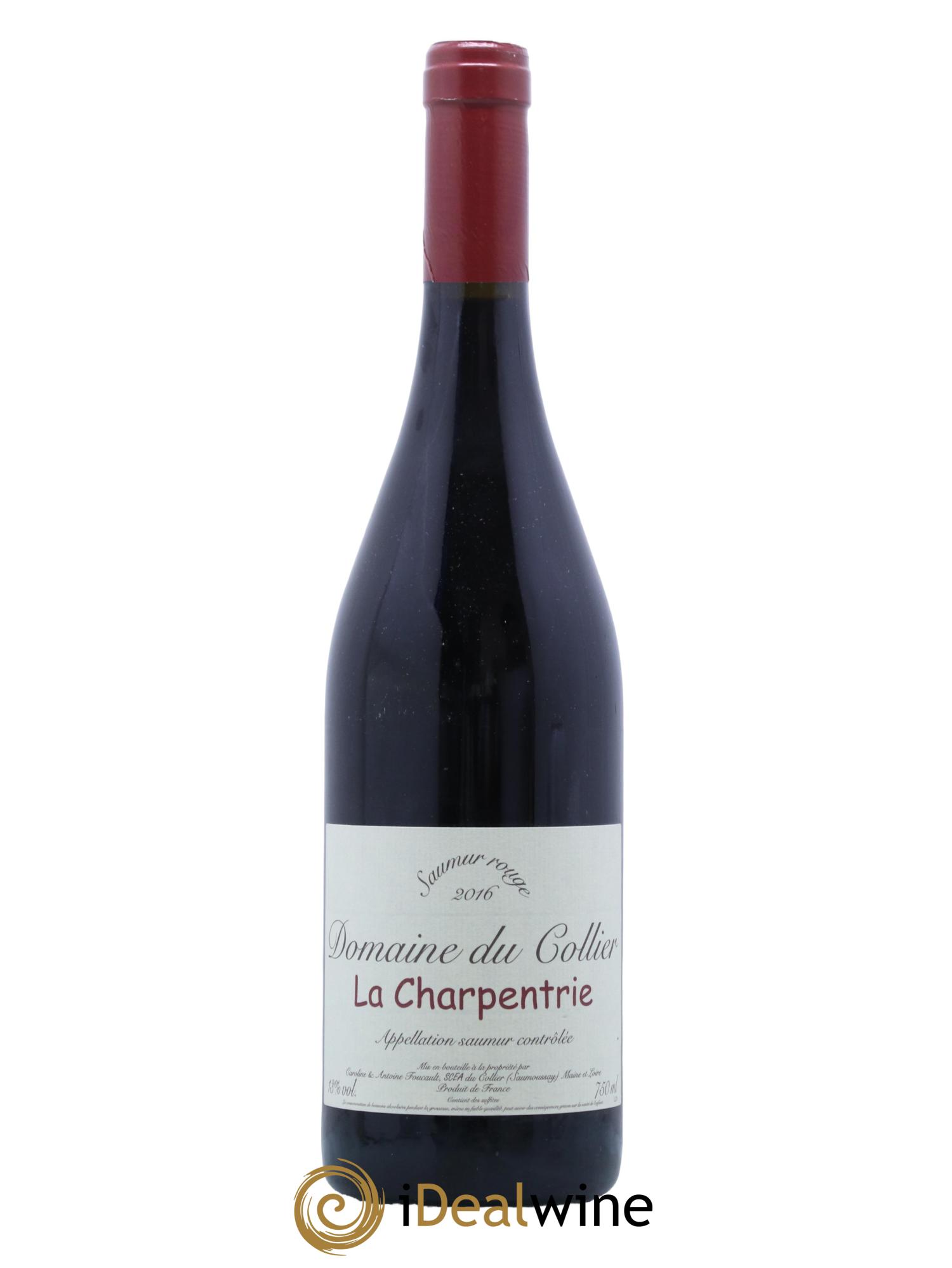 Saumur La Charpentrie Domaine du Collier 2016 - Lotto di 1 bottiglia - 0