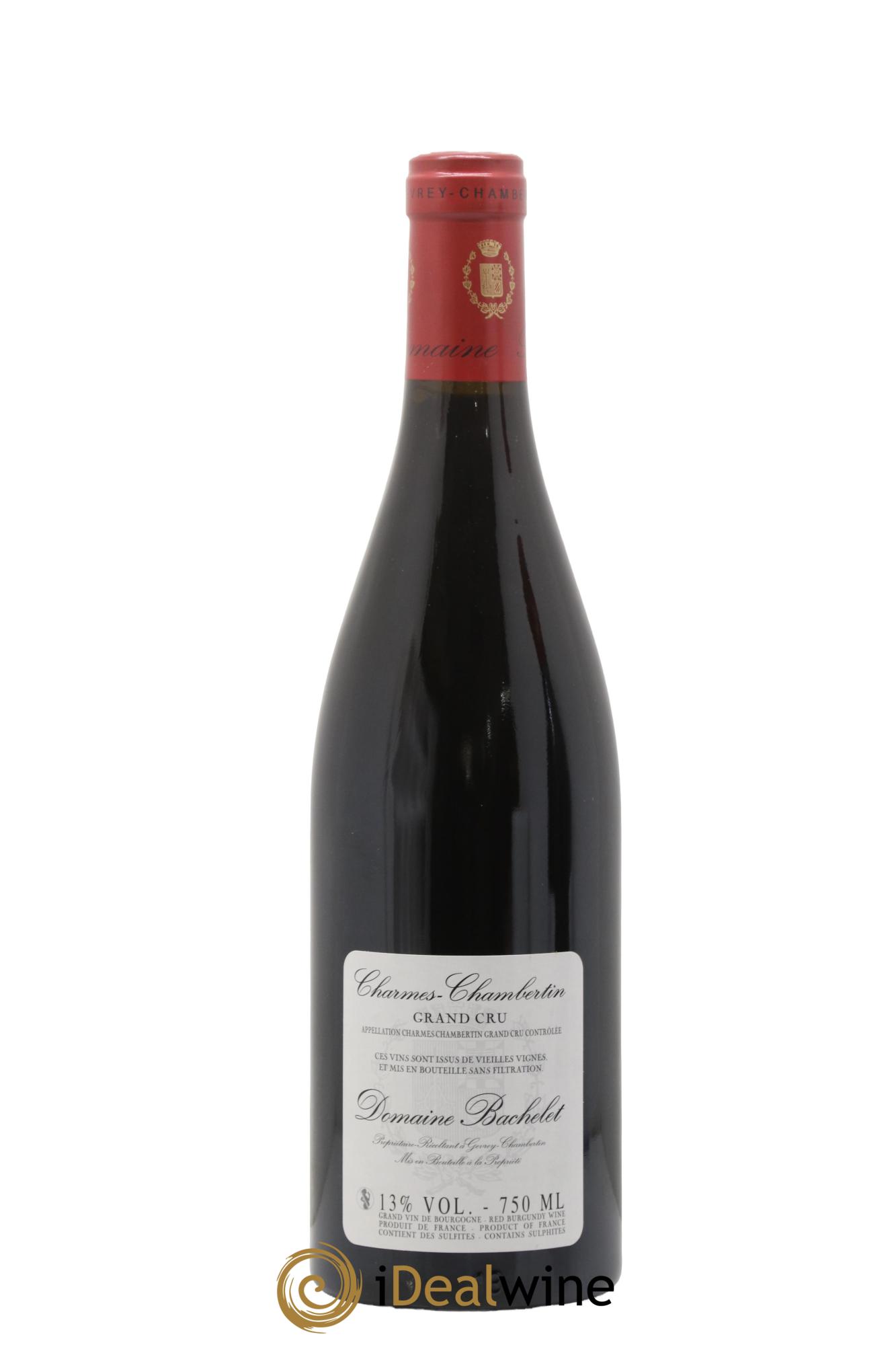Charmes-Chambertin Grand Cru Vieilles Vignes Denis Bachelet (Domaine) 2013 - Lot de 1 bouteille - 1