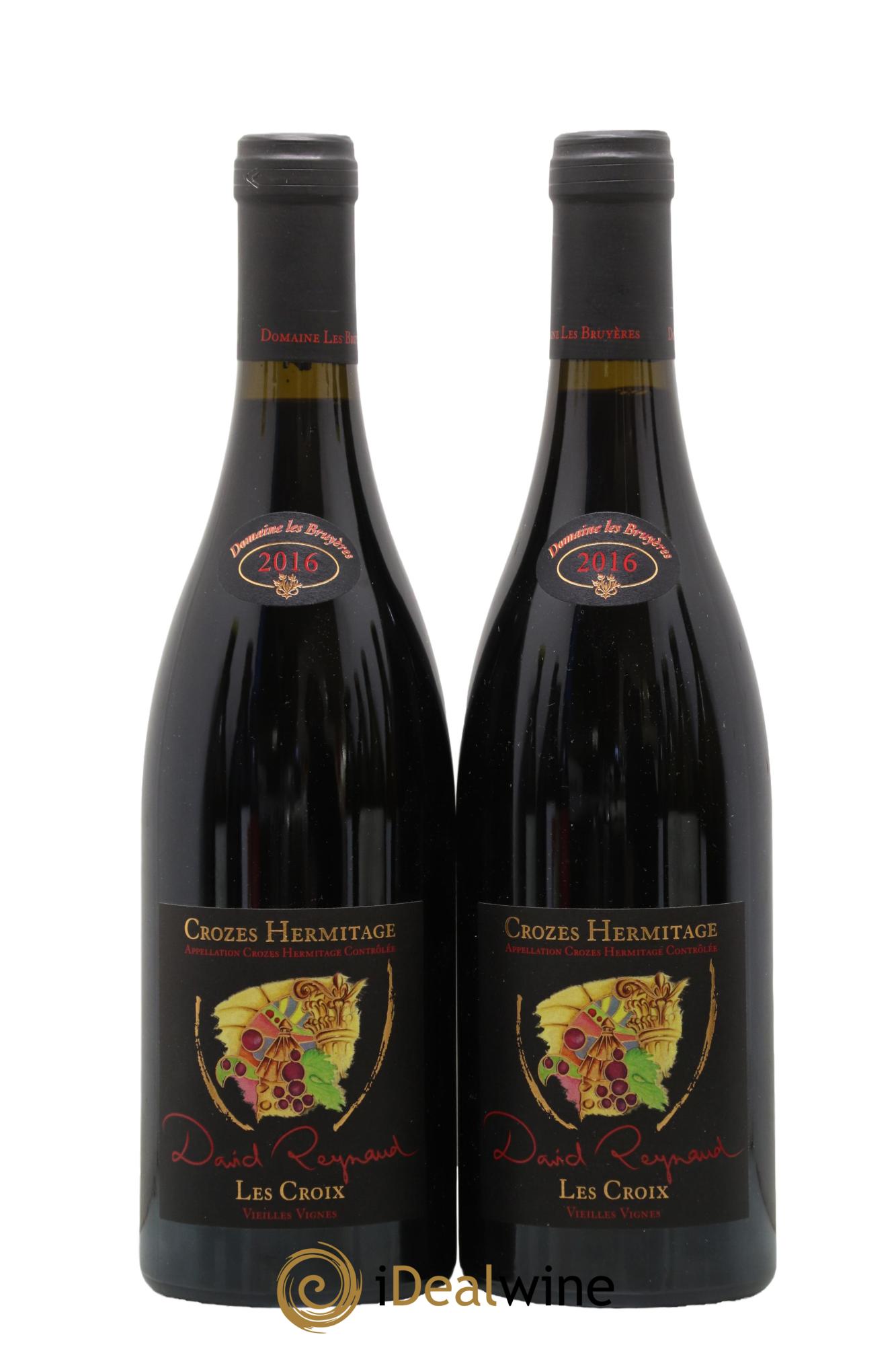 Crozes-Hermitage Les Croix Vieilles vignes David Reynaud 2016 - Lot de 2 bouteilles - 0