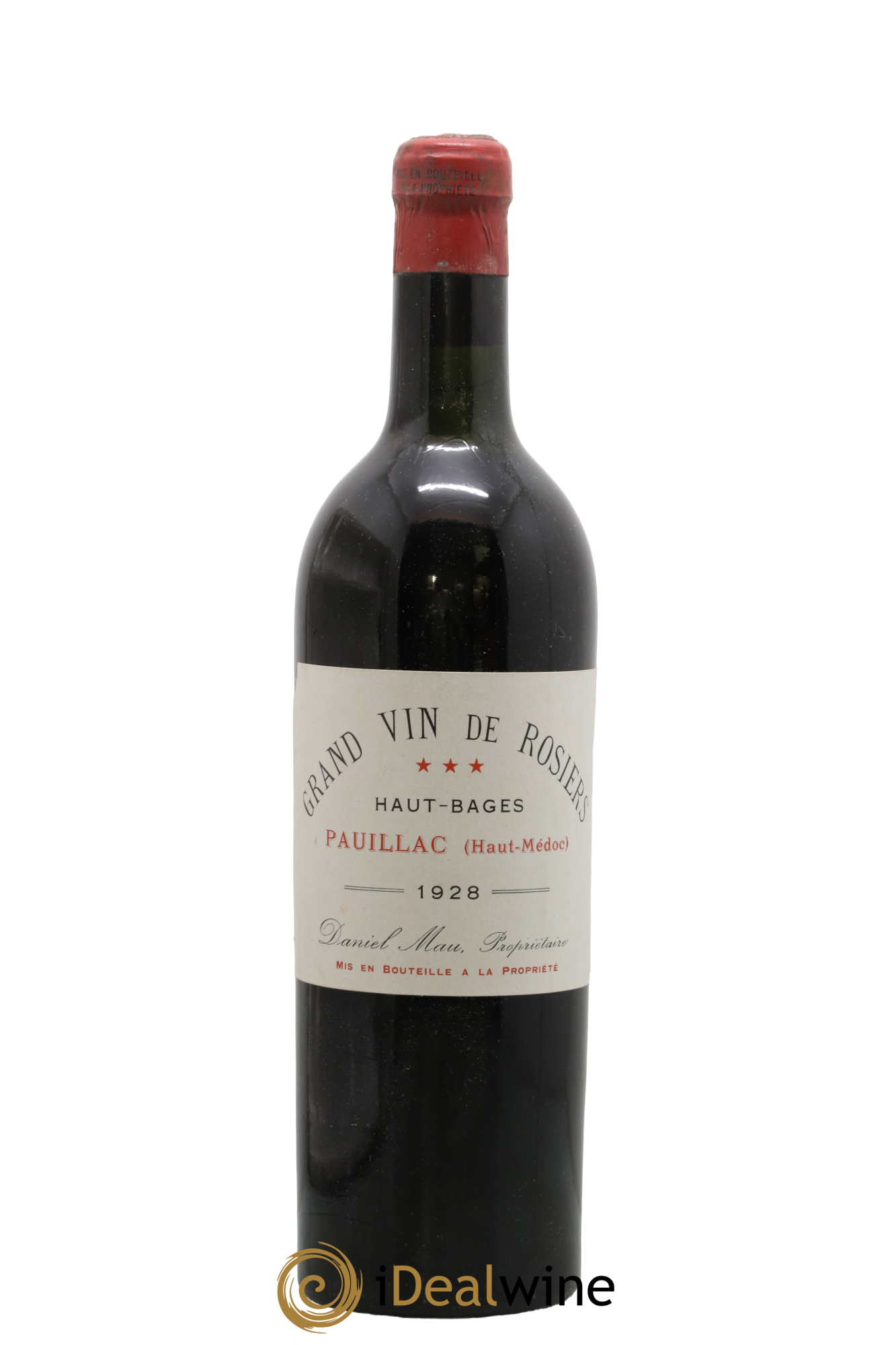 Pauillac Grand vin de Rosiers Château Haut Bages 1928 - Lot of 1 bottle - 0