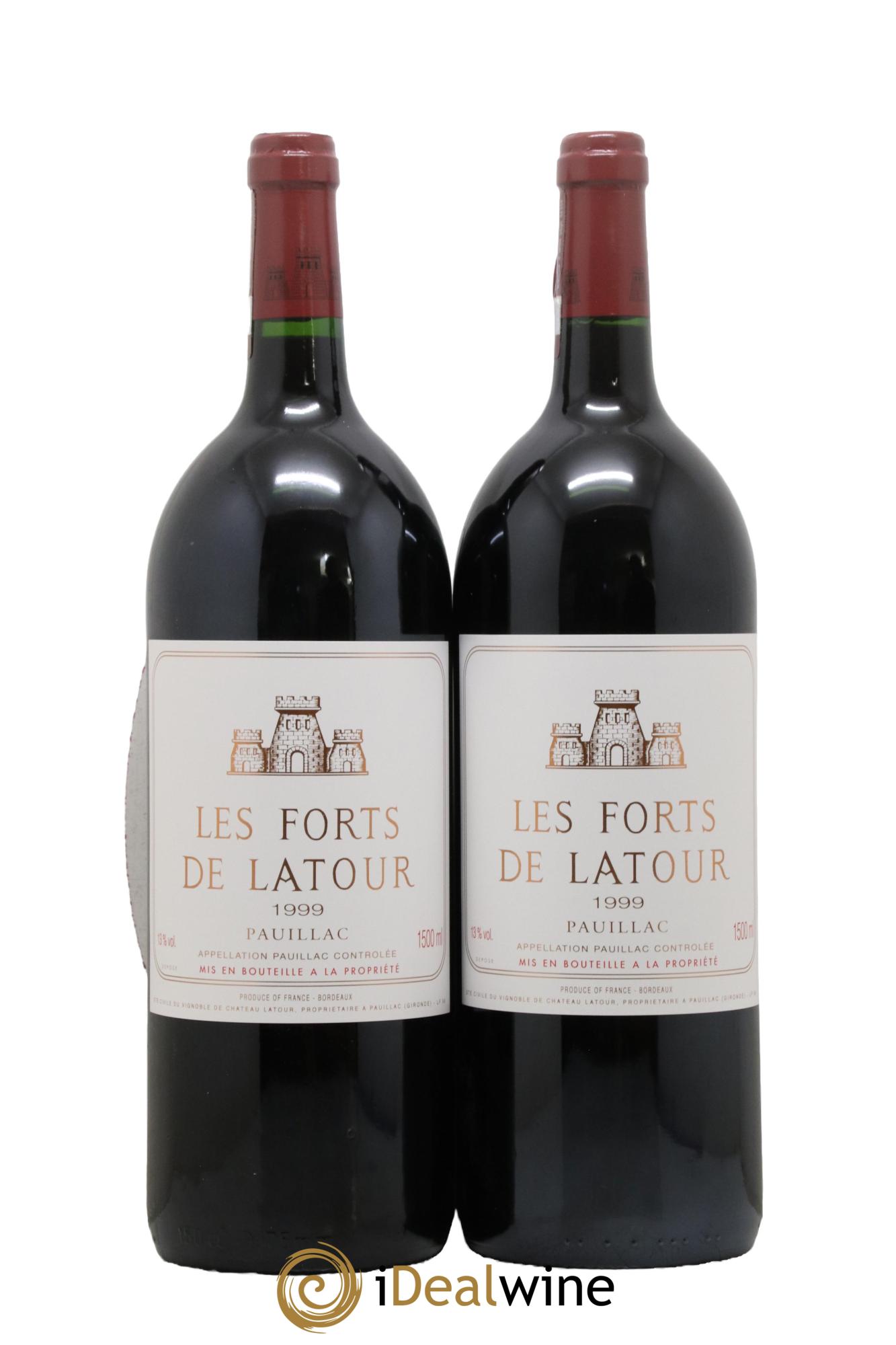 Les Forts de Latour Second Vin 1999 - Lot de 2 magnums - 0