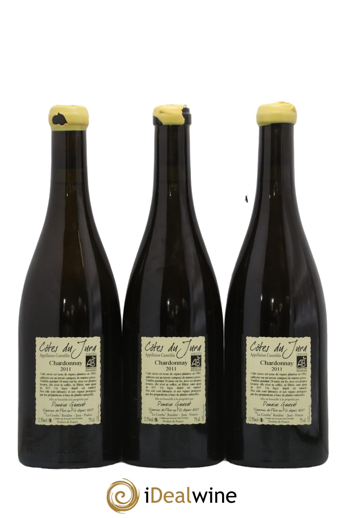 Côtes du Jura Les Chalasses Vieilles Vignes Jean-François Ganevat (Domaine) 2011 - Posten von 3 Flaschen - 1