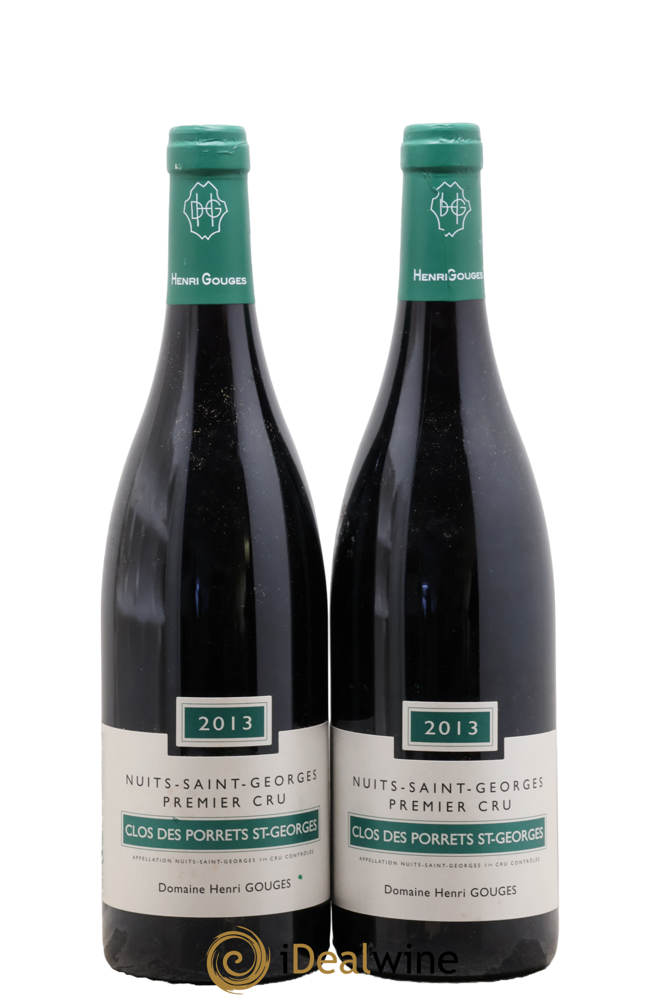 Nuits-Saint-Georges 1er Cru Clos des Porrets St Georges Henri Gouges 2013 - Lot de 2 bouteilles - 0