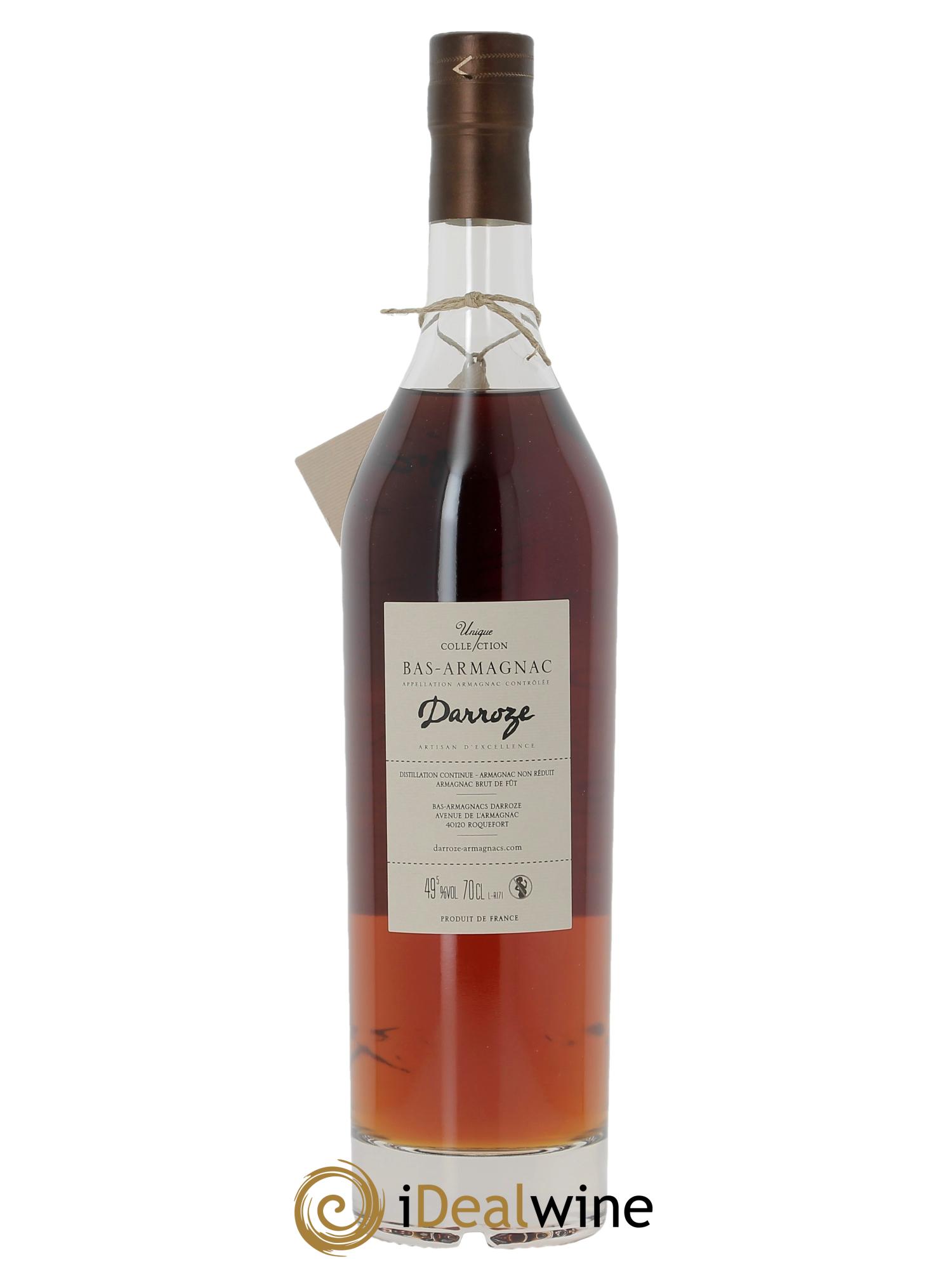 Bas-Armagnac Domaine de Bellevue (49,5°) Darroze  2006 - Lot of 1 bottle - 2