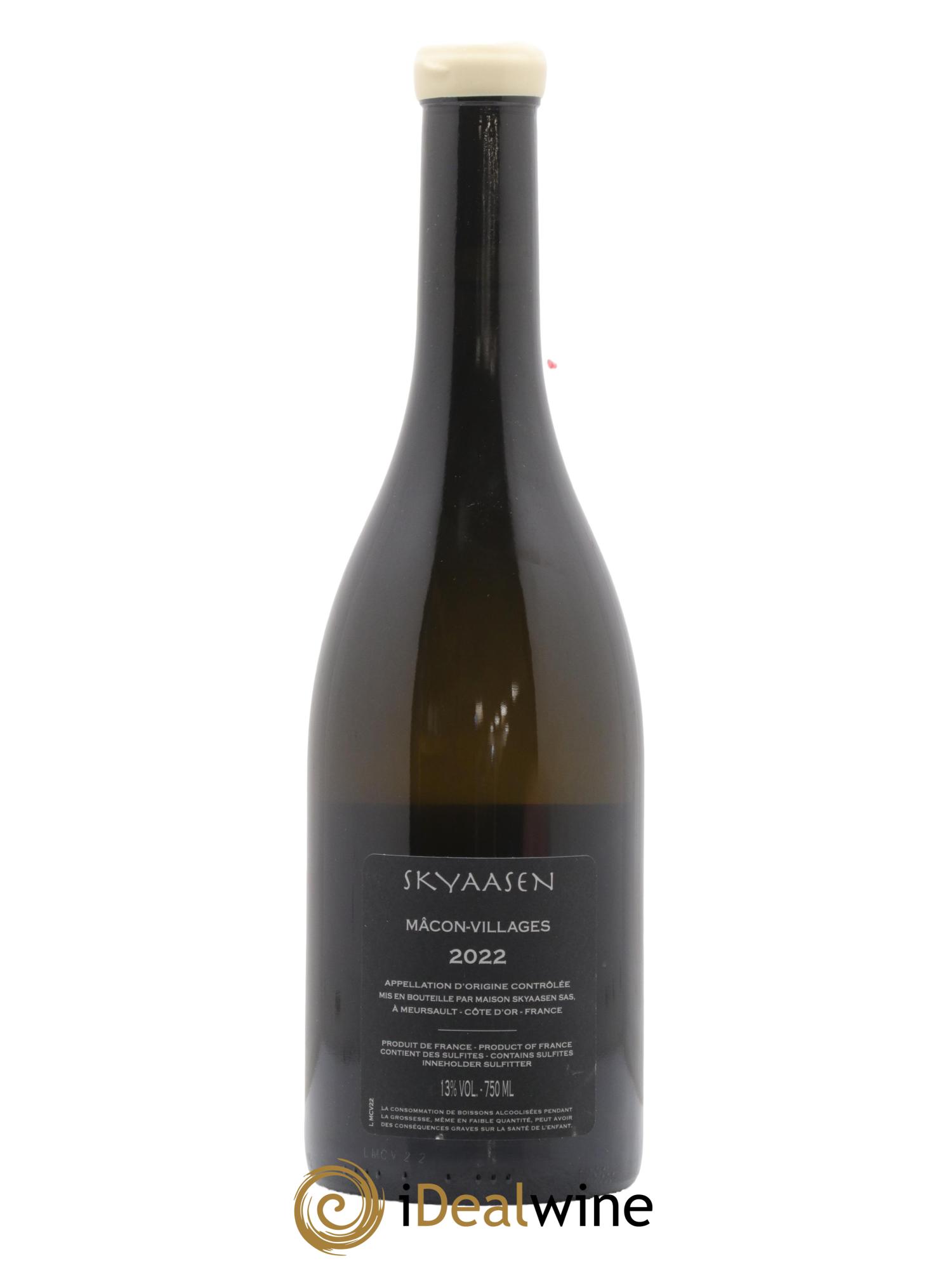 Mâcon-Villages Maison Skyaasen 2022 - Lot de 1 bouteille - 1