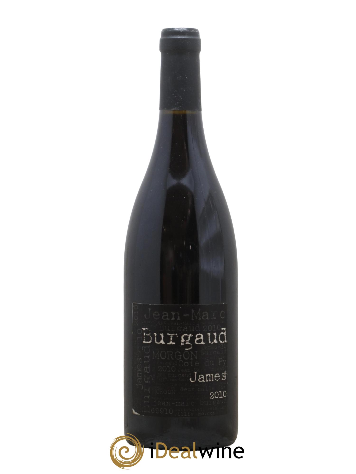 Morgon Côte du Py James Jean-Marc Burgaud (Domaine) 2010 - Lot de 1 bouteille - 0