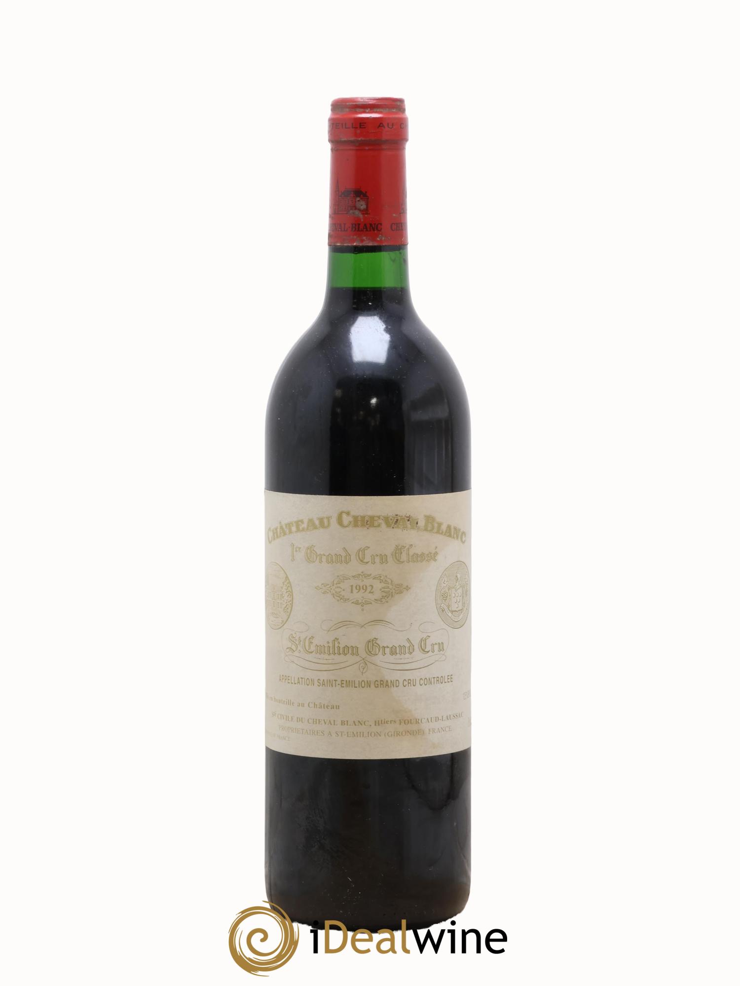 Château Cheval Blanc 1er Grand Cru Classé A 1992 - Lot de 1 bouteille - 0