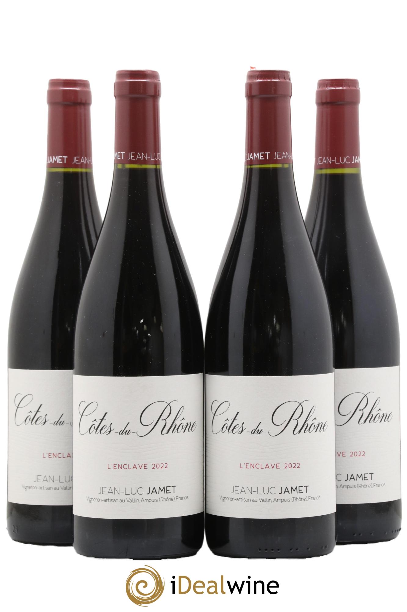 Côtes-du-Rhône L'Enclave Jean Luc Jamet 2022 - Lot of 4 bottles - 0