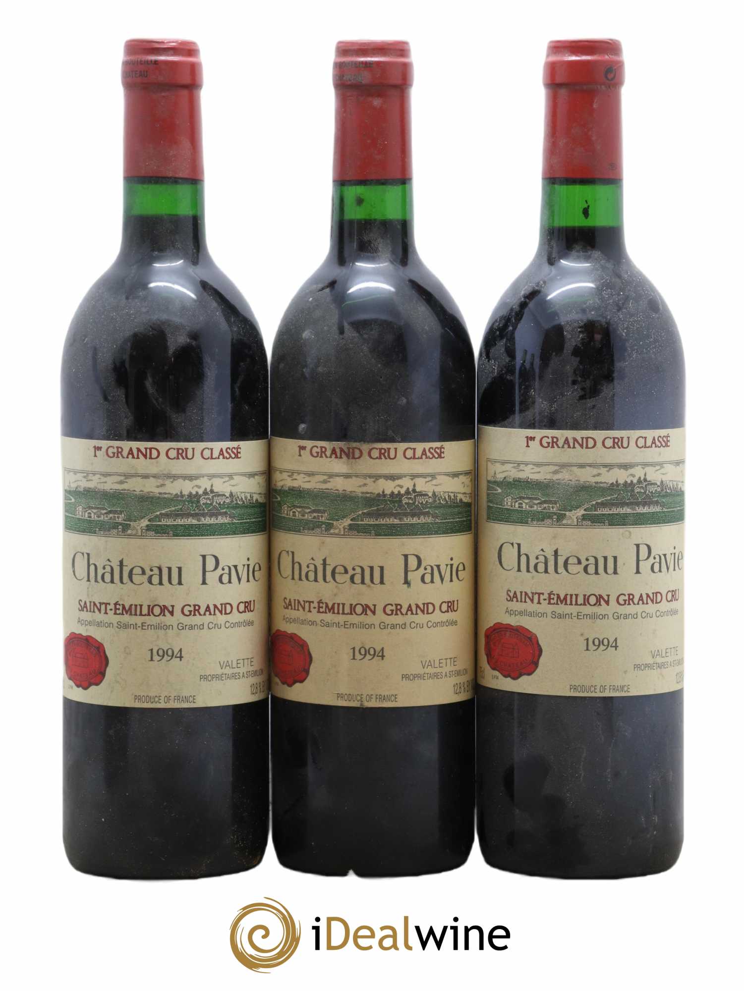Château Pavie 1er Grand Cru Classé A 1994 - Lot de 3 bouteilles - 0