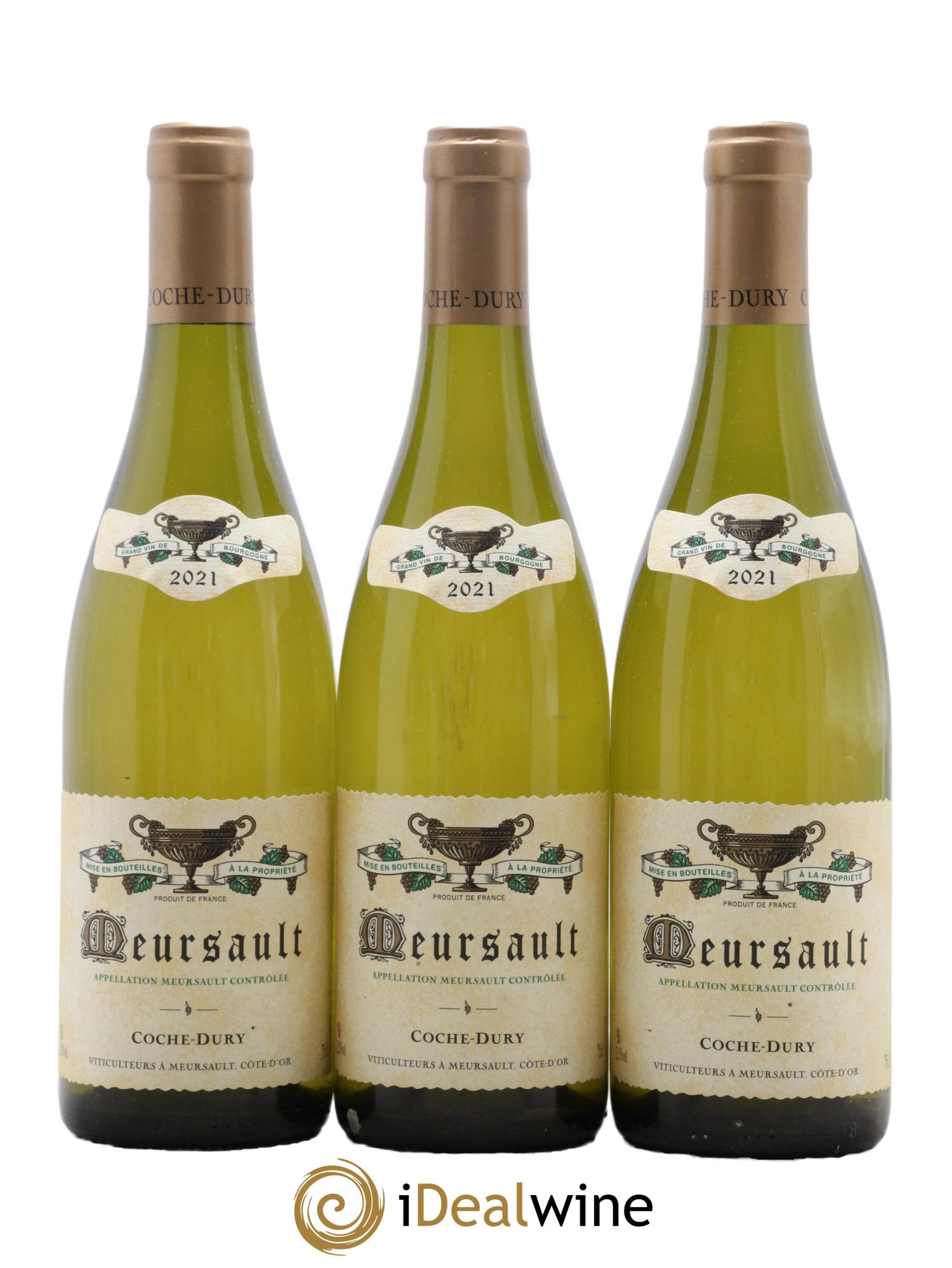 Meursault Coche Dury (Domaine) 2021 - Lot de 3 bouteilles - 0