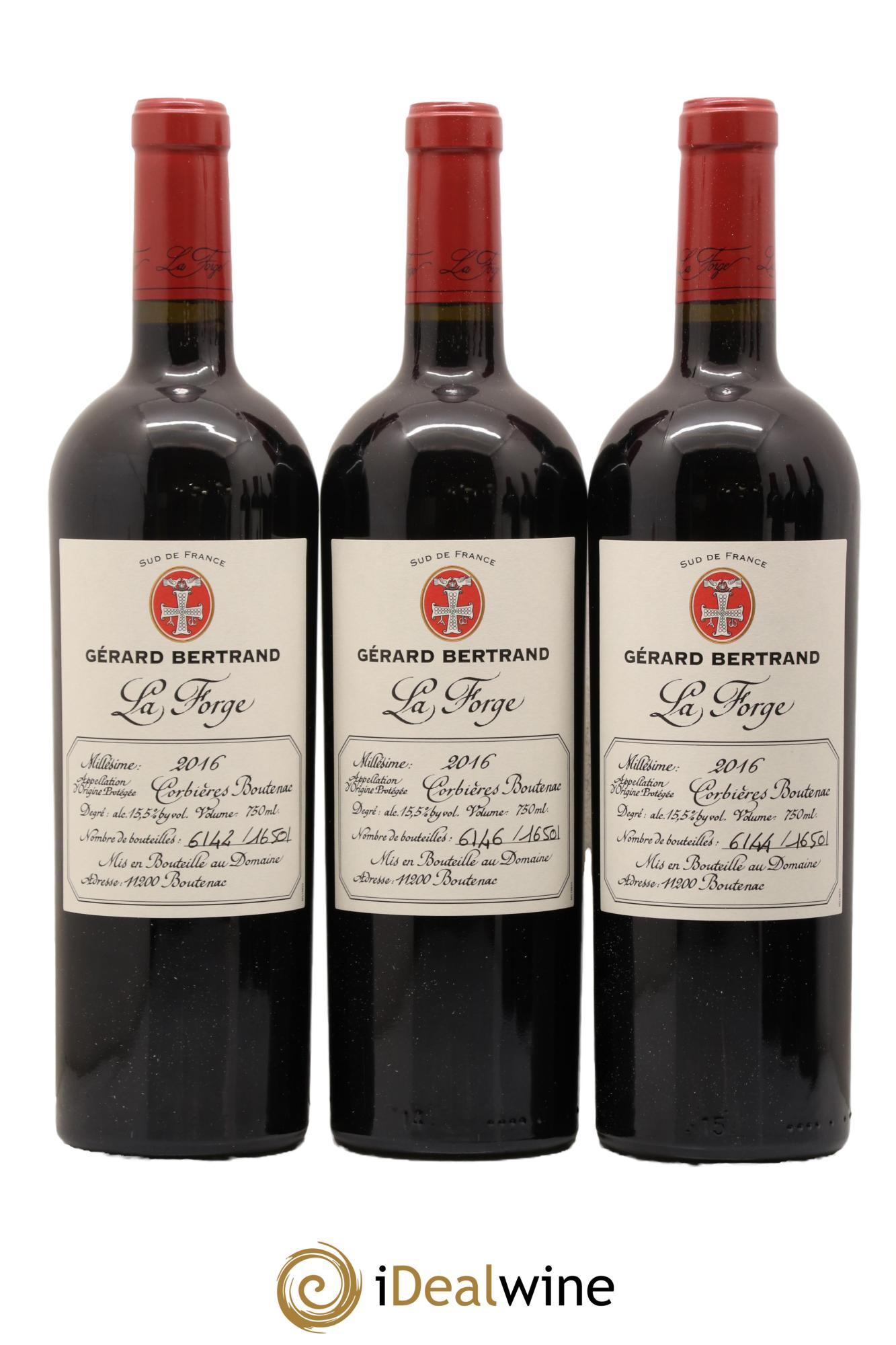 Corbières La Forge Gérard Bertrand 2016 - Posten von 6 Flaschen - 1