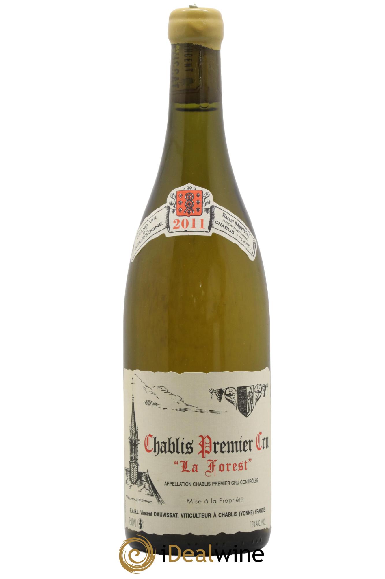 Chablis 1er Cru La Forest Vincent Dauvissat (Domaine) 2011 - Lot de 1 bouteille - 0