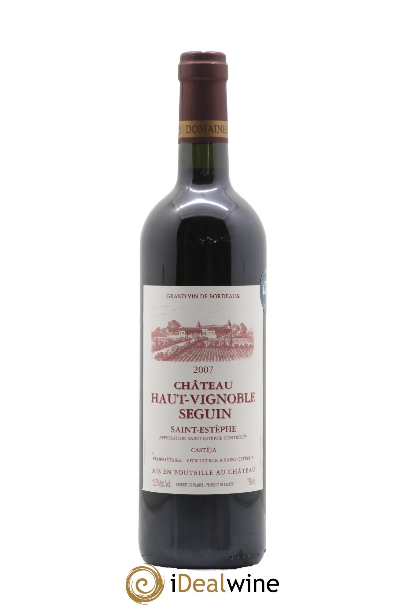 Saint-Estèphe Château Haut Vignoble Seguin Casteja 2007 - Lot de 1 bouteille - 0