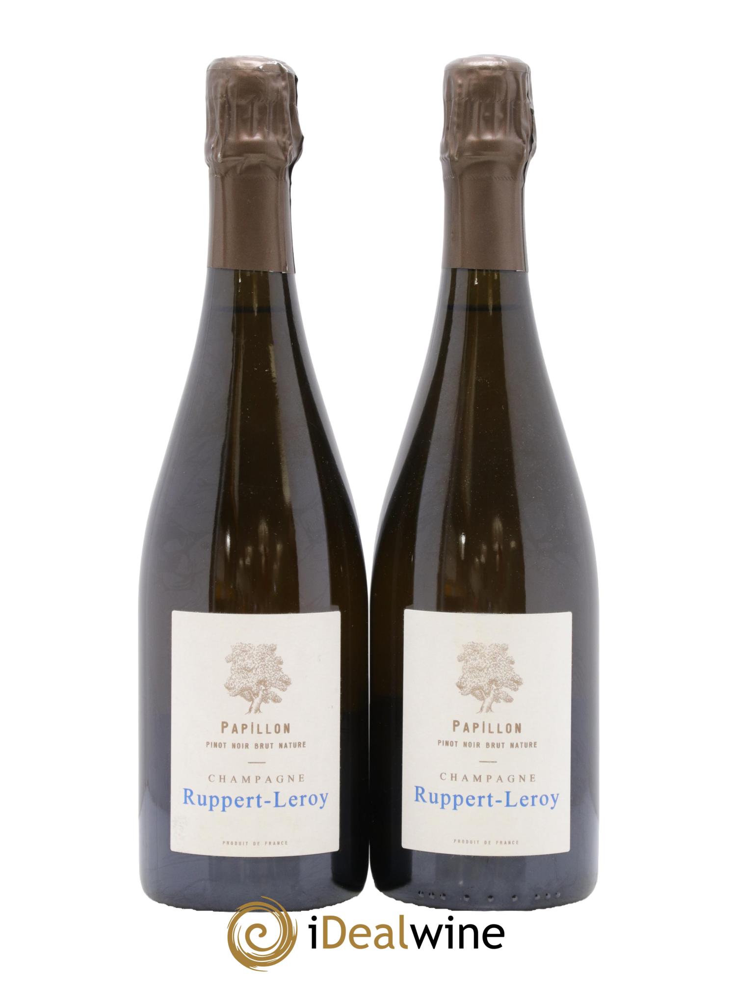 Papillon Brut Nature Ruppert-Leroy (Domaine) - Posten von 2 Flaschen - 0