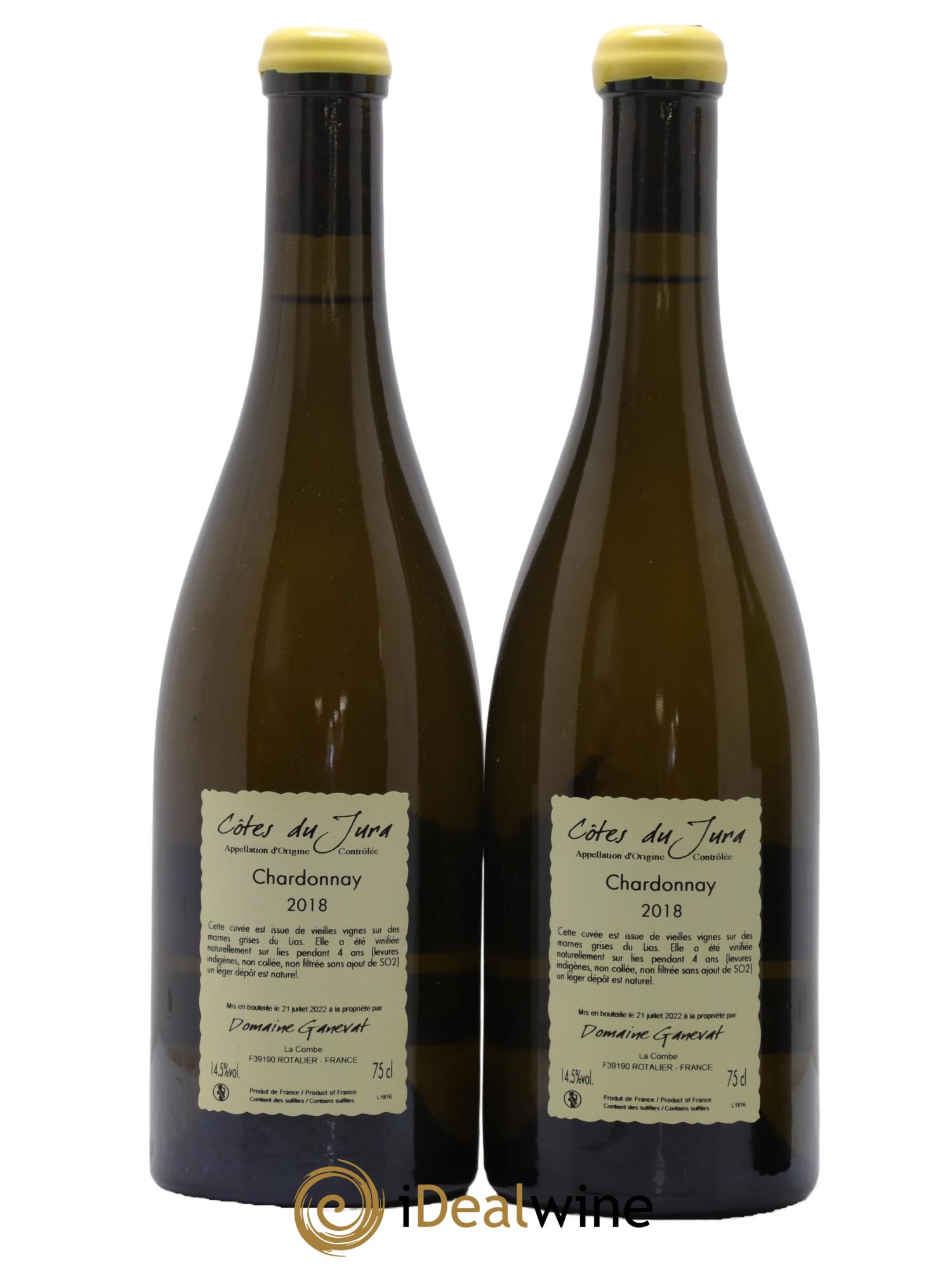 Côtes du Jura La Pélerine Anne et Jean François Ganevat 2018 - Lot de 2 bouteilles - 1