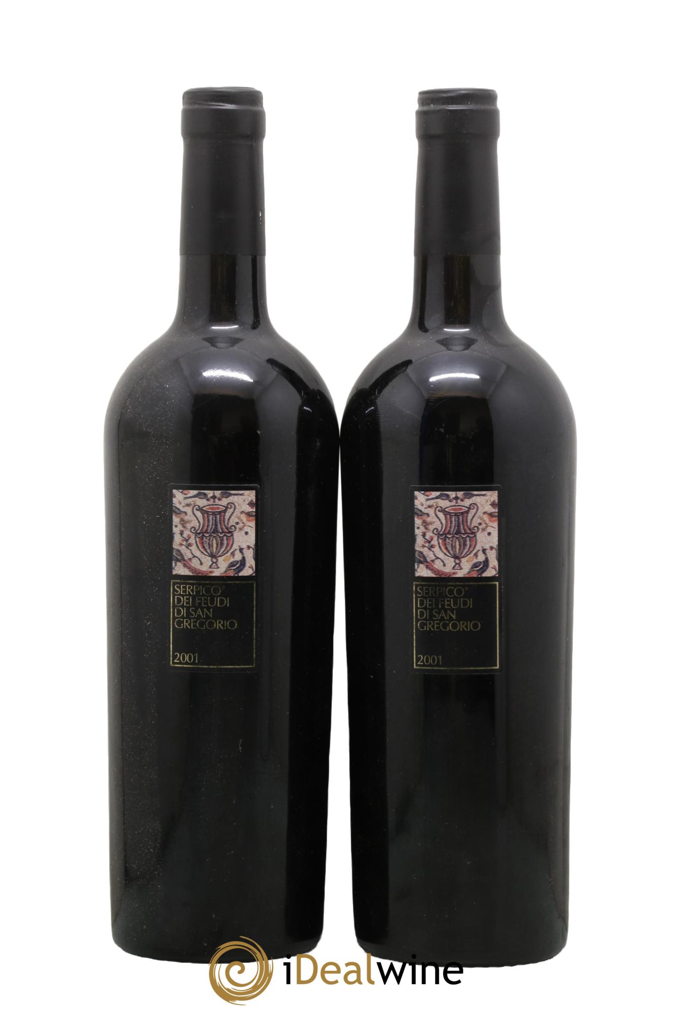 Italie Serpico Feudi San Gregorio 2001 - Lot de 2 bouteilles - 0