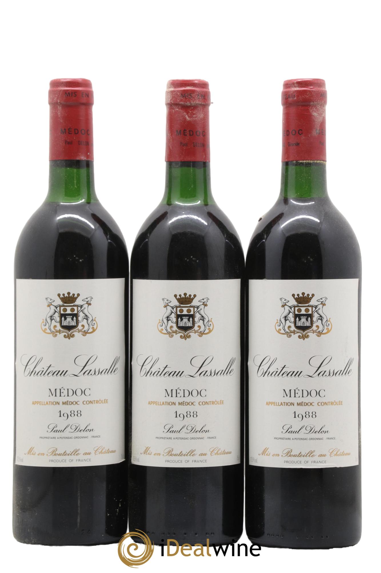 Médoc Château Lassalle 1988 - Lotto di 12 bottiglie - 4
