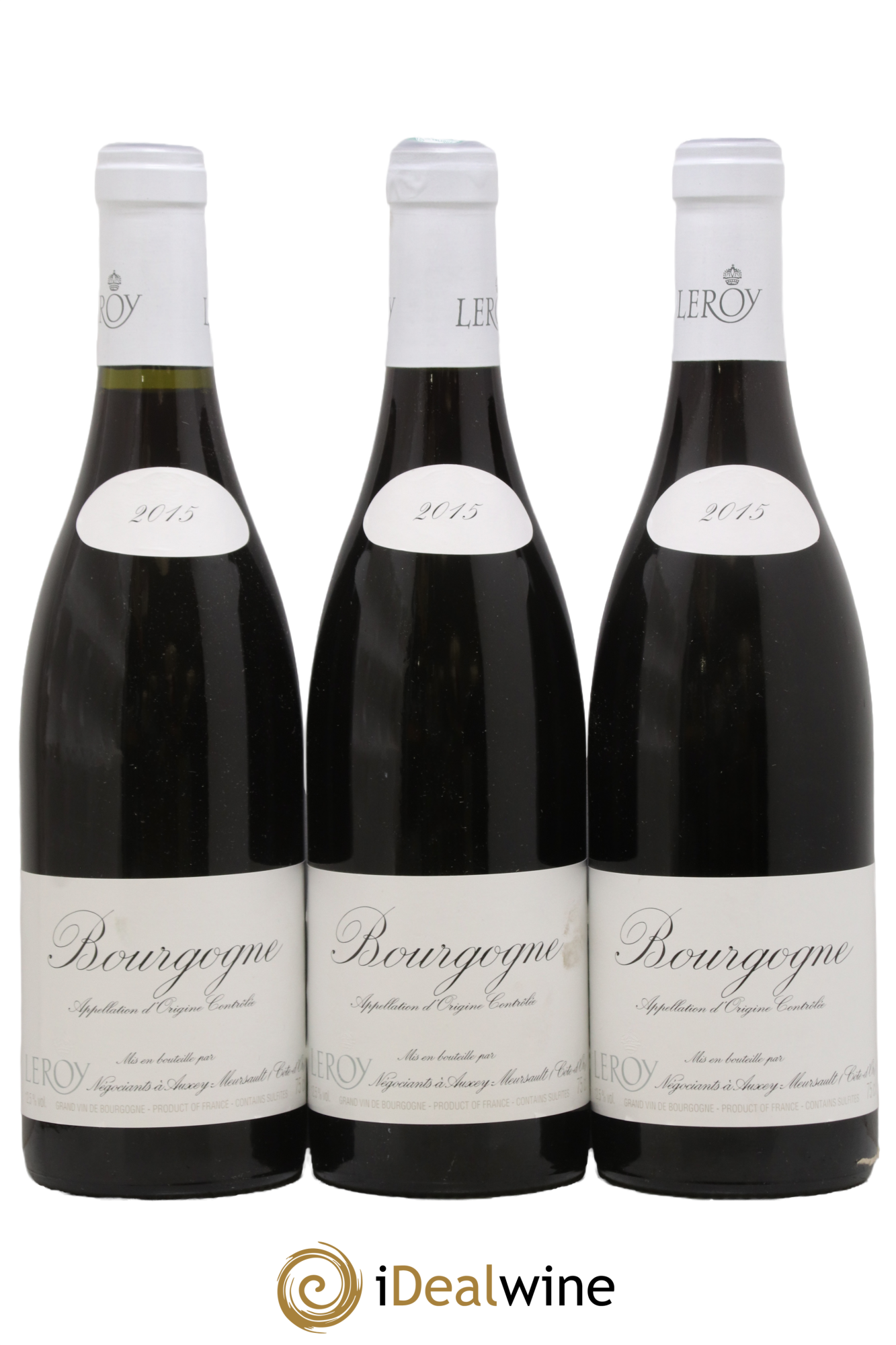 Bourgogne Leroy SA 2015 - Lot of 3 bottles - 0