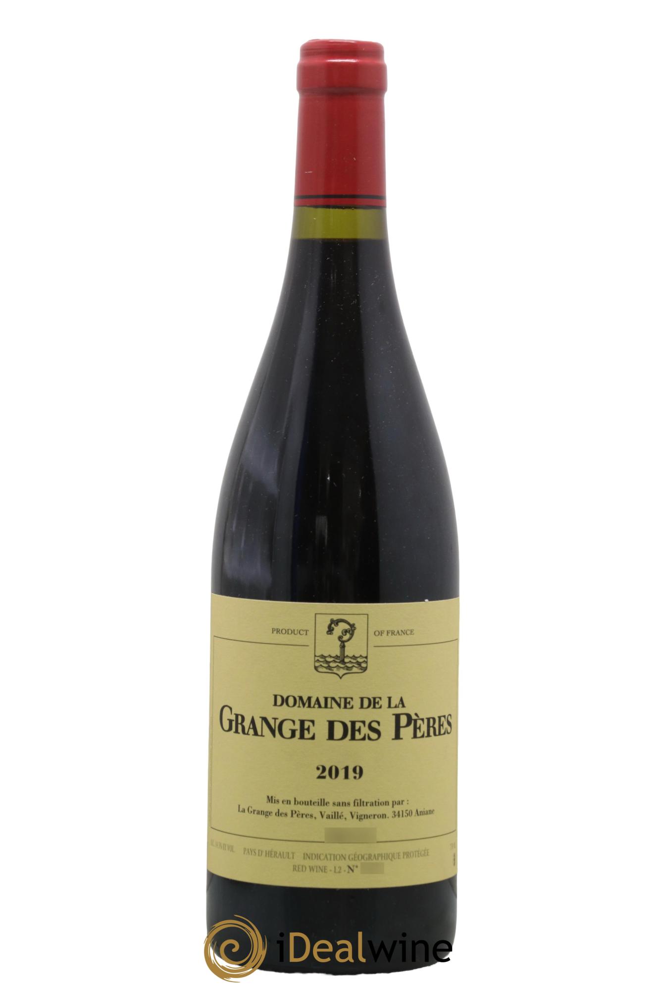 Pays d'Hérault Grange des Pères Laurent Vaillé 2019 - Lot de 1 bouteille - 0