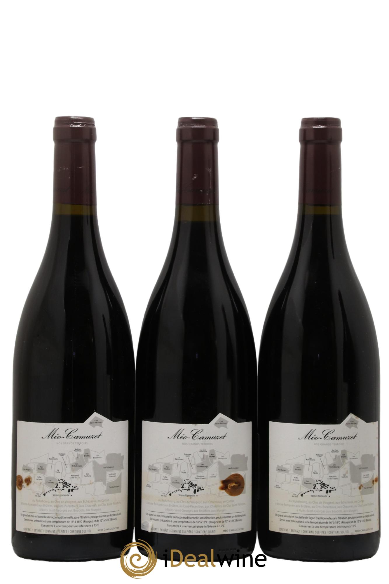 Nuits-Saint-Georges 1er Cru Aux Boudots Méo-Camuzet (Domaine) 2019 - Lot de 3 bouteilles - 1