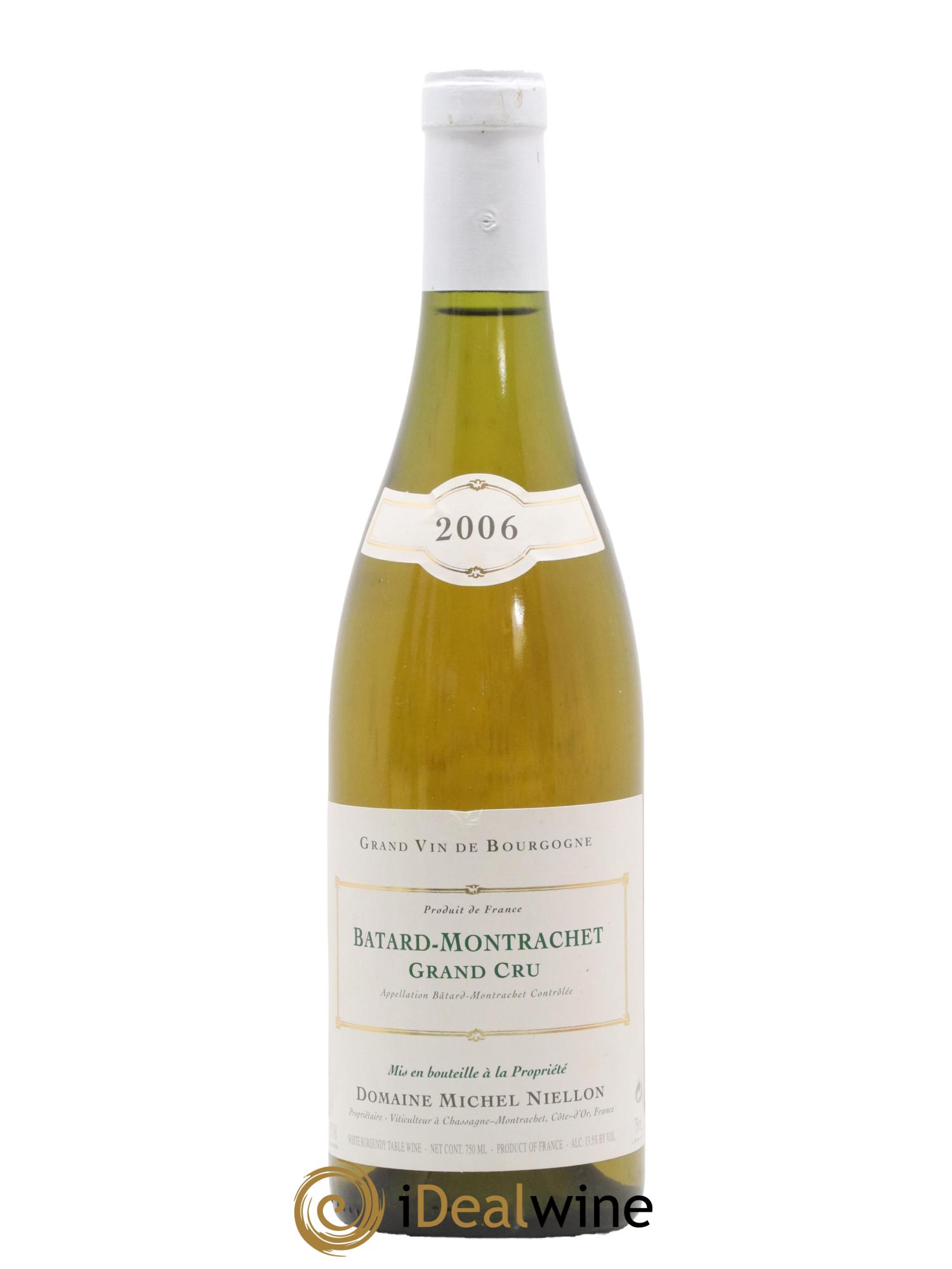 Bâtard-Montrachet Grand Cru Michel Niellon (Domaine) 2006 - Lot de 1 bouteille - 0