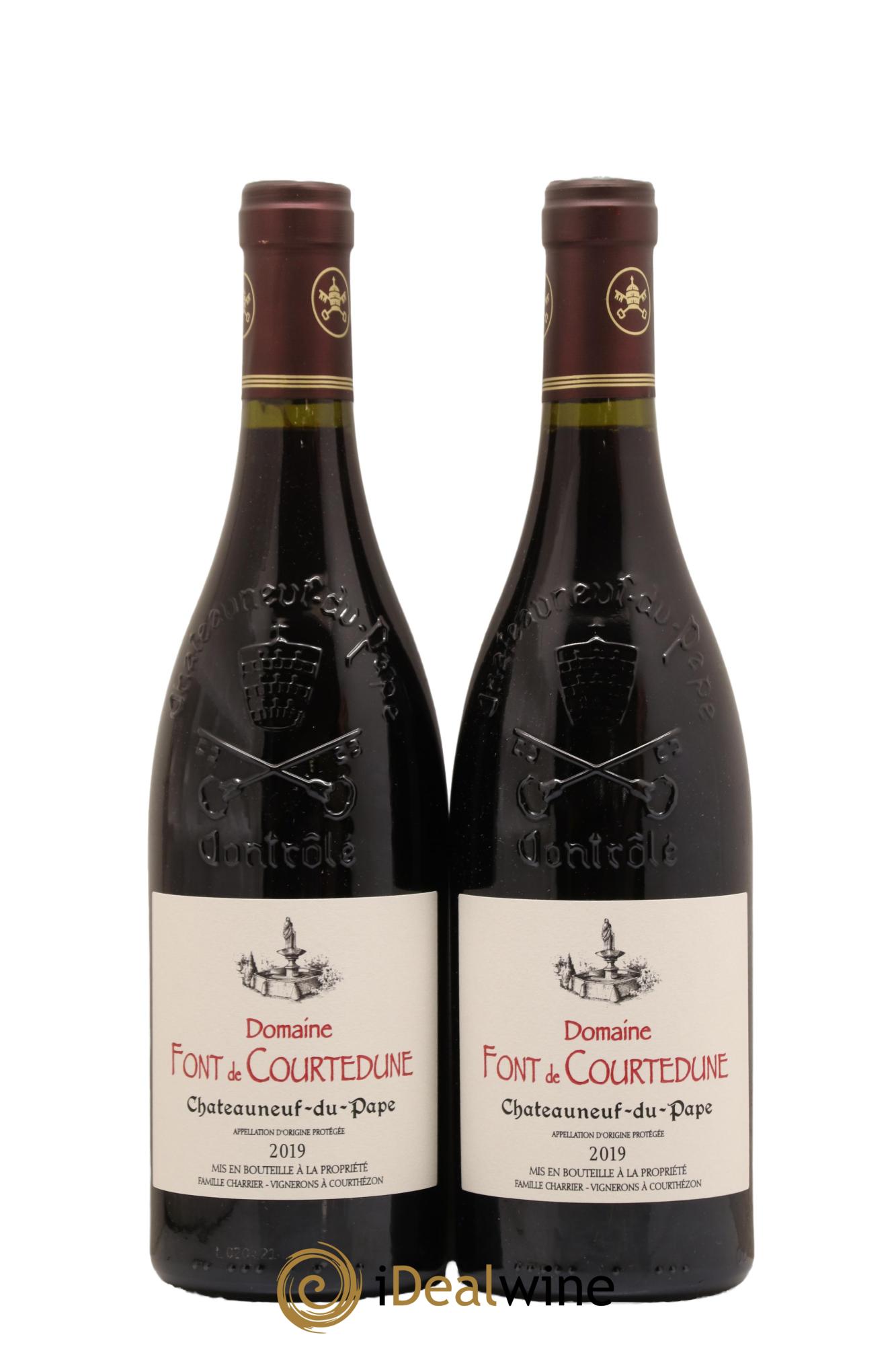 Châteauneuf-du-Pape Domaine Font De Courtedune 2019 - Lot de 2 bouteilles - 0